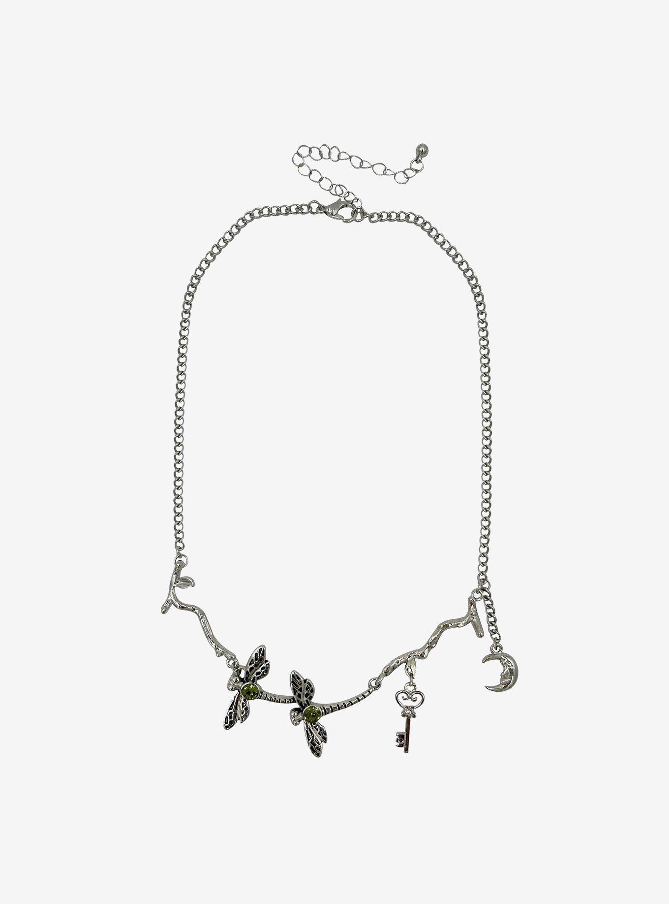 Thorn & Fable Dragonfly Key Moon Choker, , hi-res