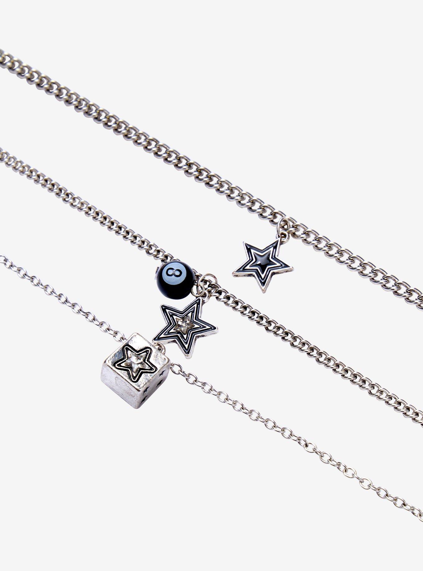 Social Collision Star Dice 8-Ball Necklace Set, , alternate