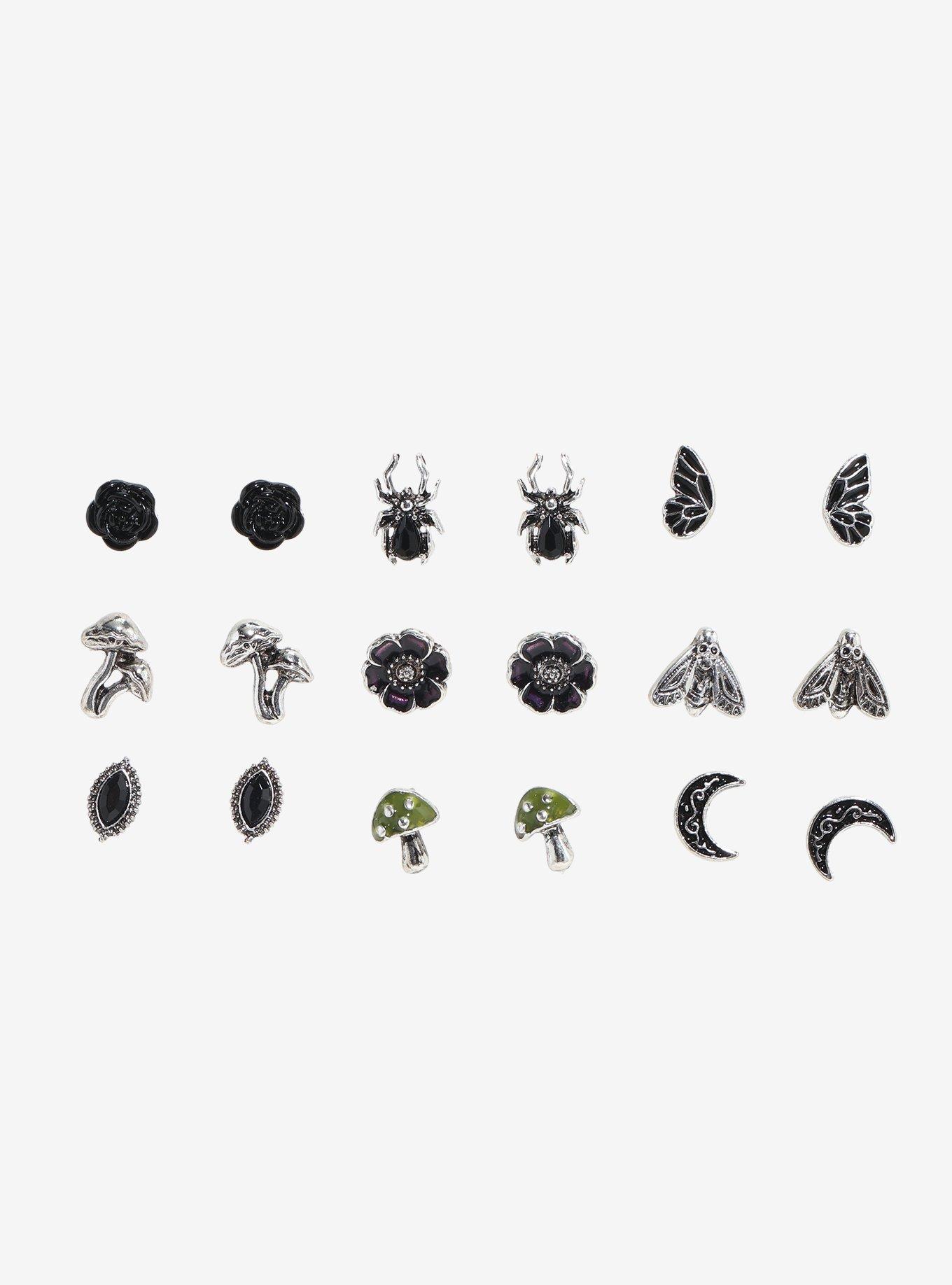Thorn & Fable Forest Witch Stud Earring Set, , hi-res