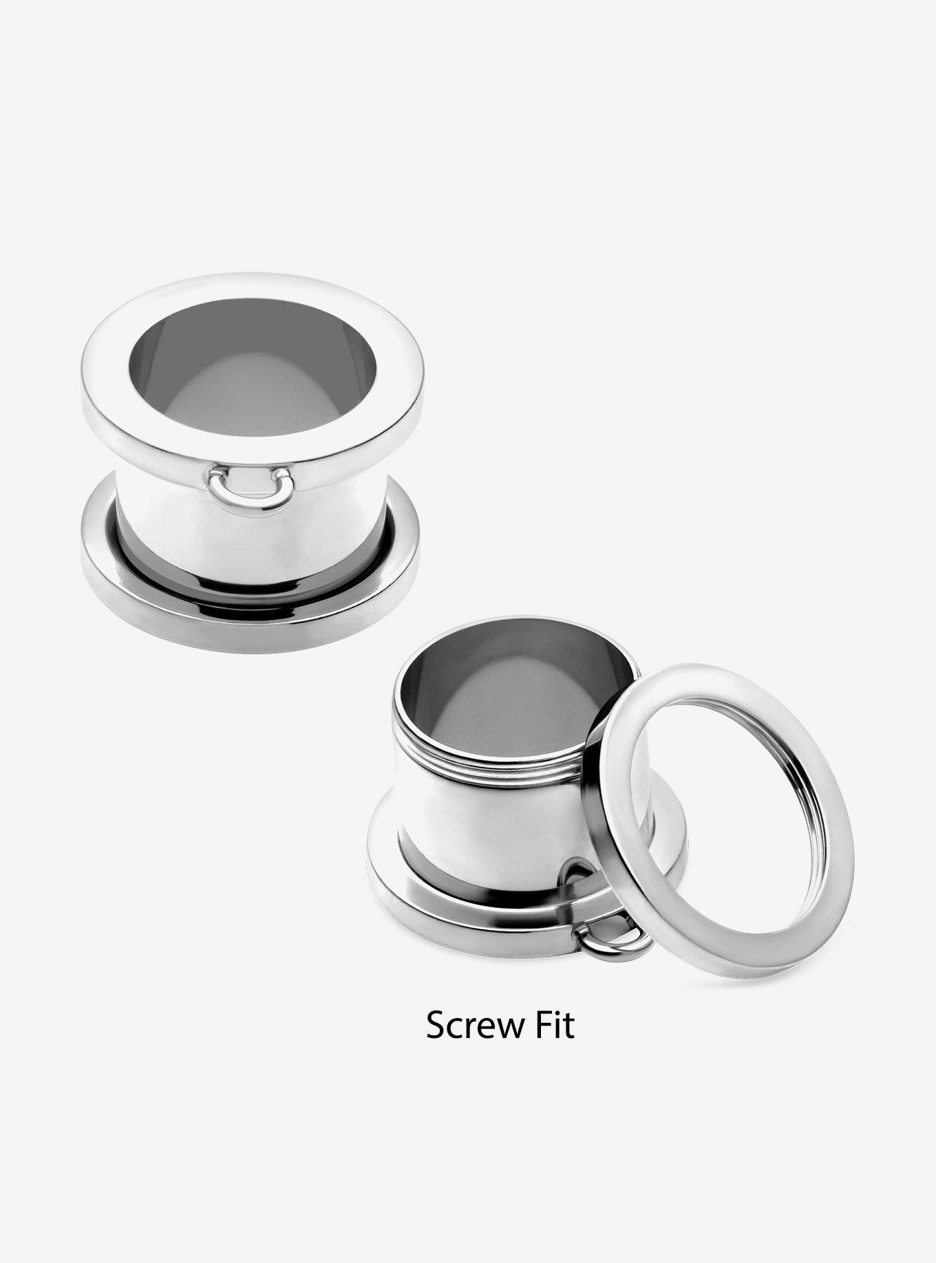 Steel Silver O-Ring Eyelet Plug 2 Pack, , hi-res