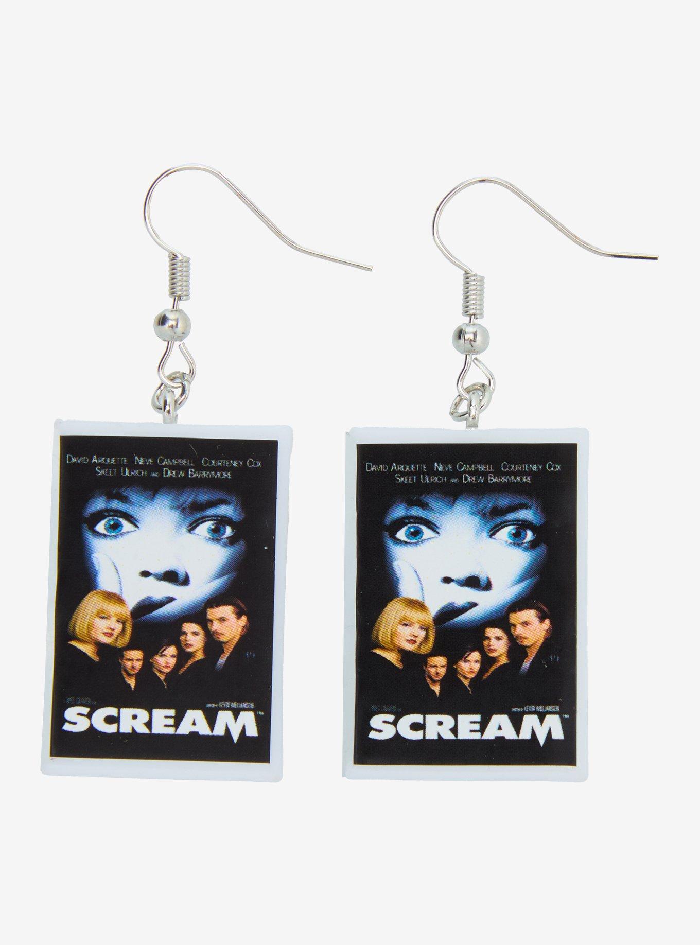 Scream VHS Drop Earrings, , hi-res
