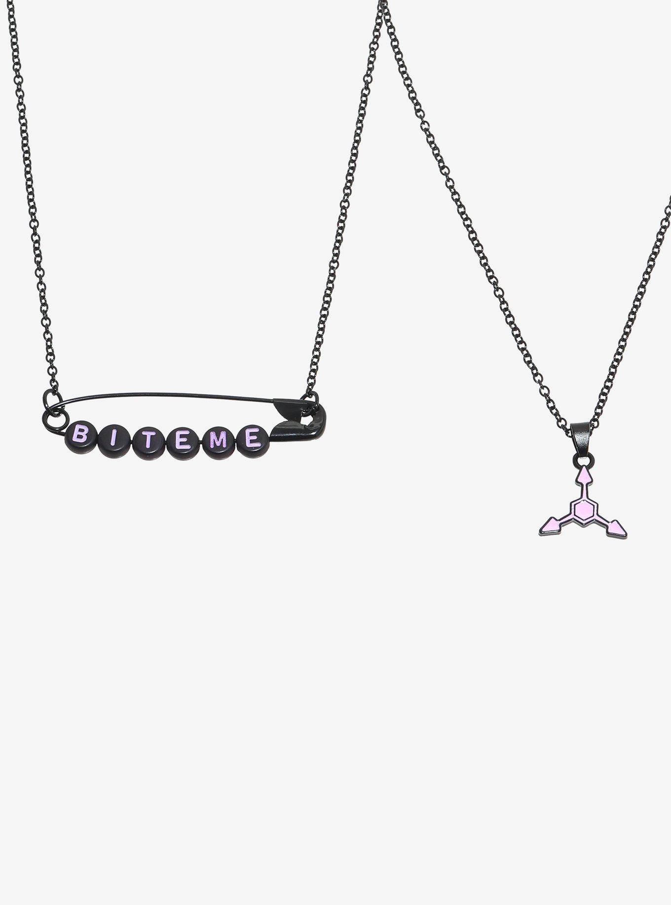 Murder Drones Uzi Bite Me Necklace Set, , alternate