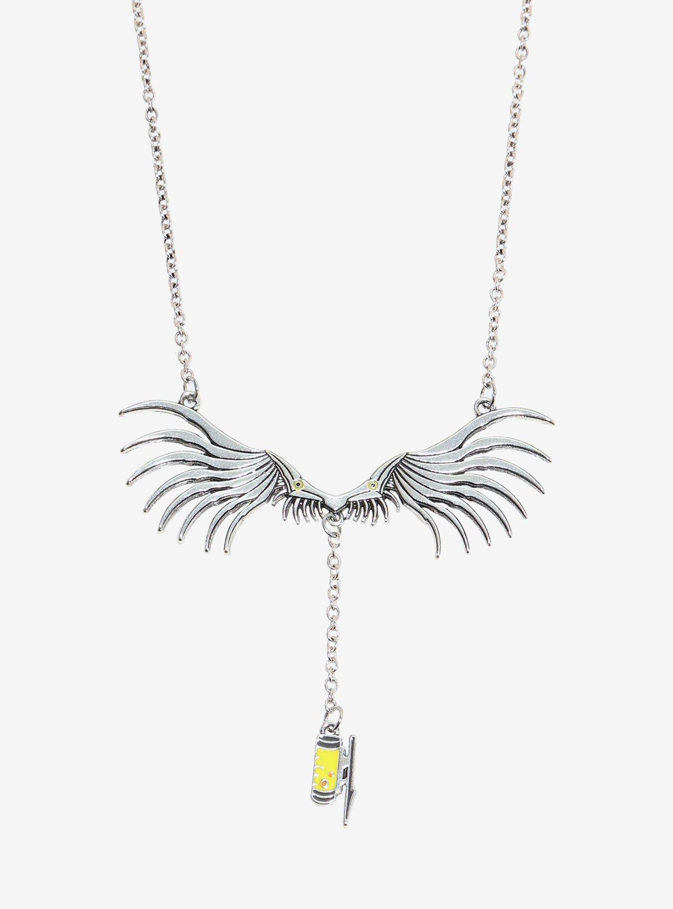 Murder Drones Wings & Nanite Acid Lariat Necklace, , alternate