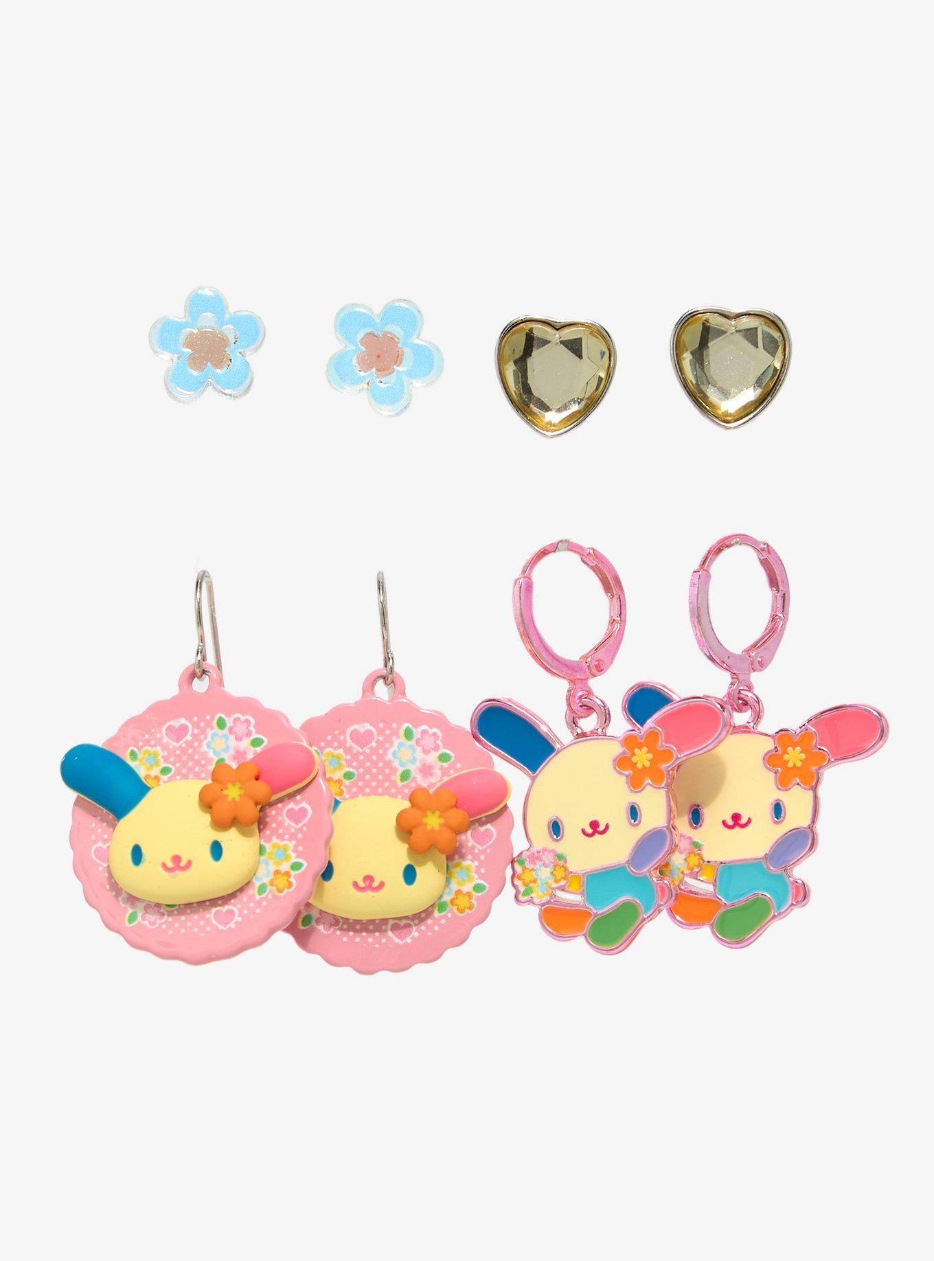 U*SA*HA*NA Flowers Earring Set, , hi-res