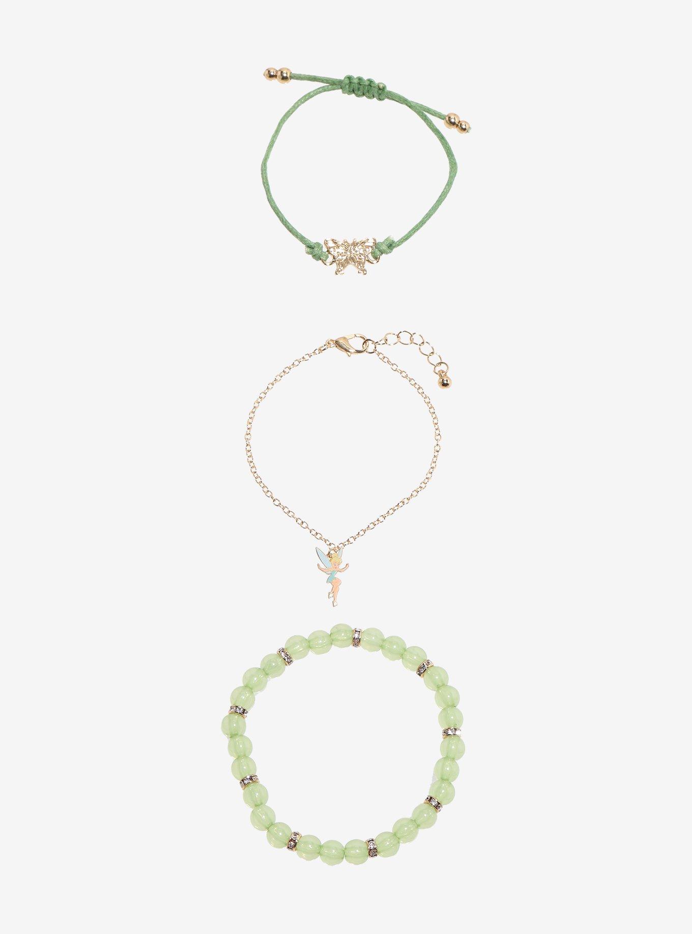 Disney Peter Pan Tinker Bell Butterfly Bracelet Set, , hi-res