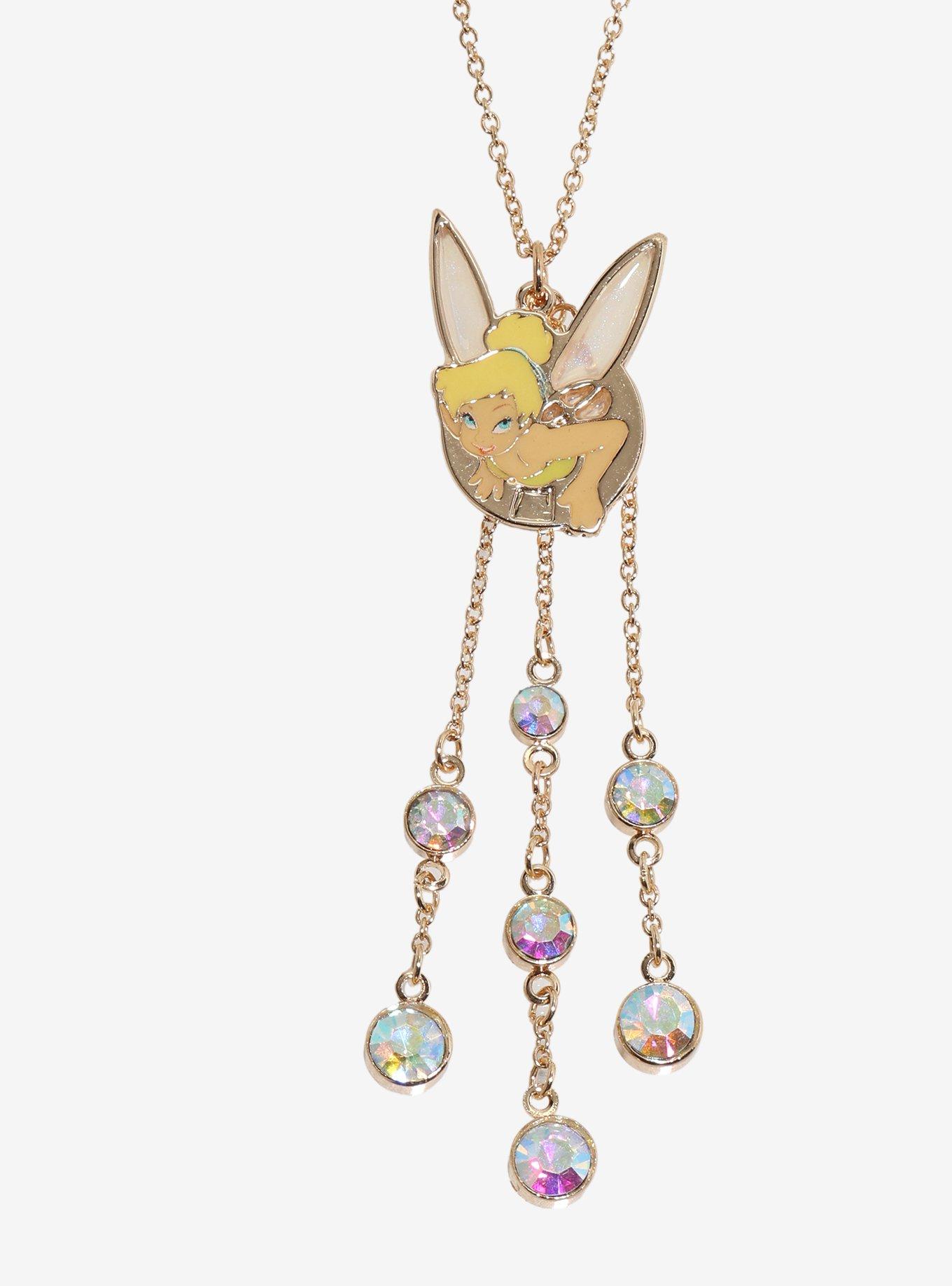 Disney Peter Pan Tinker Bell Pixie Dust Pendant Necklace, , alternate