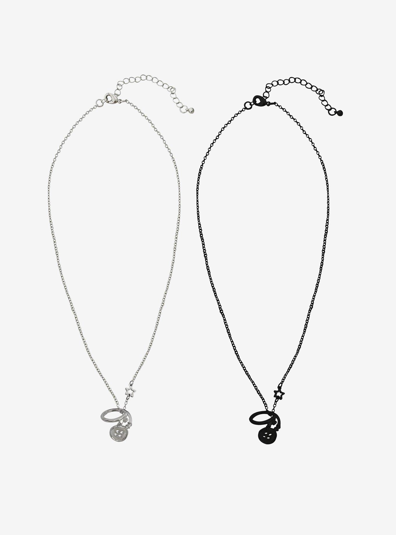 Coraline Button Ring Best Friend Necklace Set, , hi-res