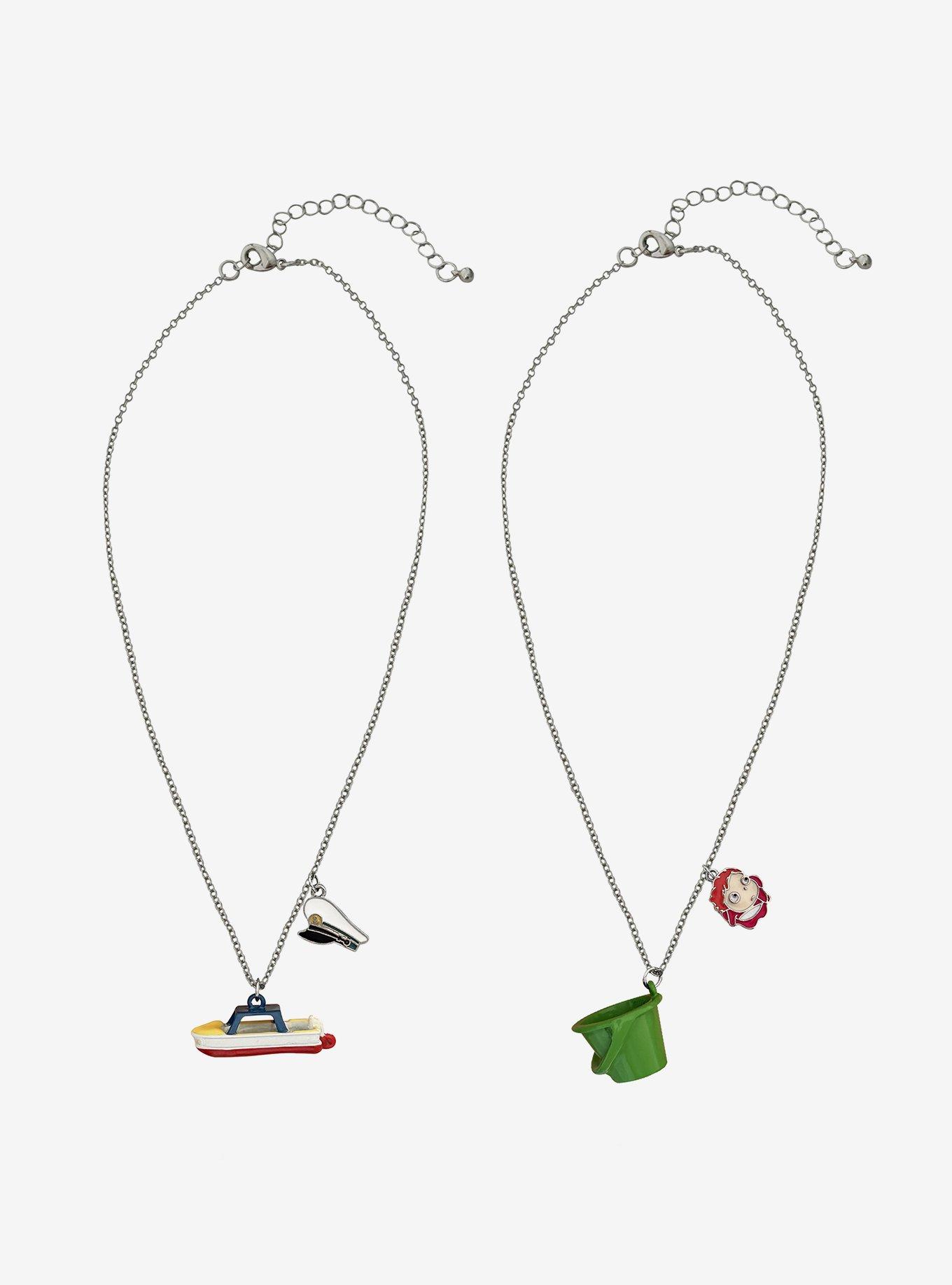Studio Ghibli&reg; Ponyo Boat & Bucket Best Friend Necklace Set, , hi-res