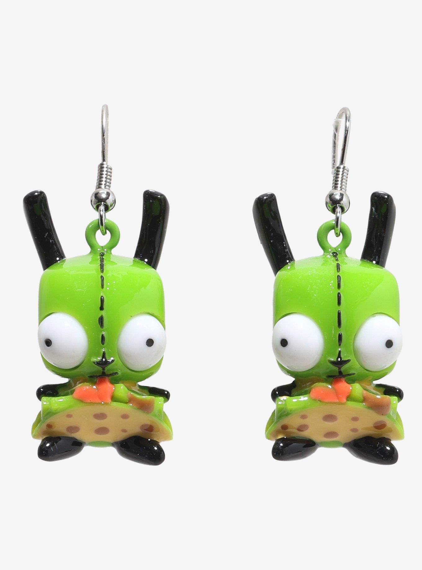 Invader Zim GIR Tacos Figural Earrings, , hi-res