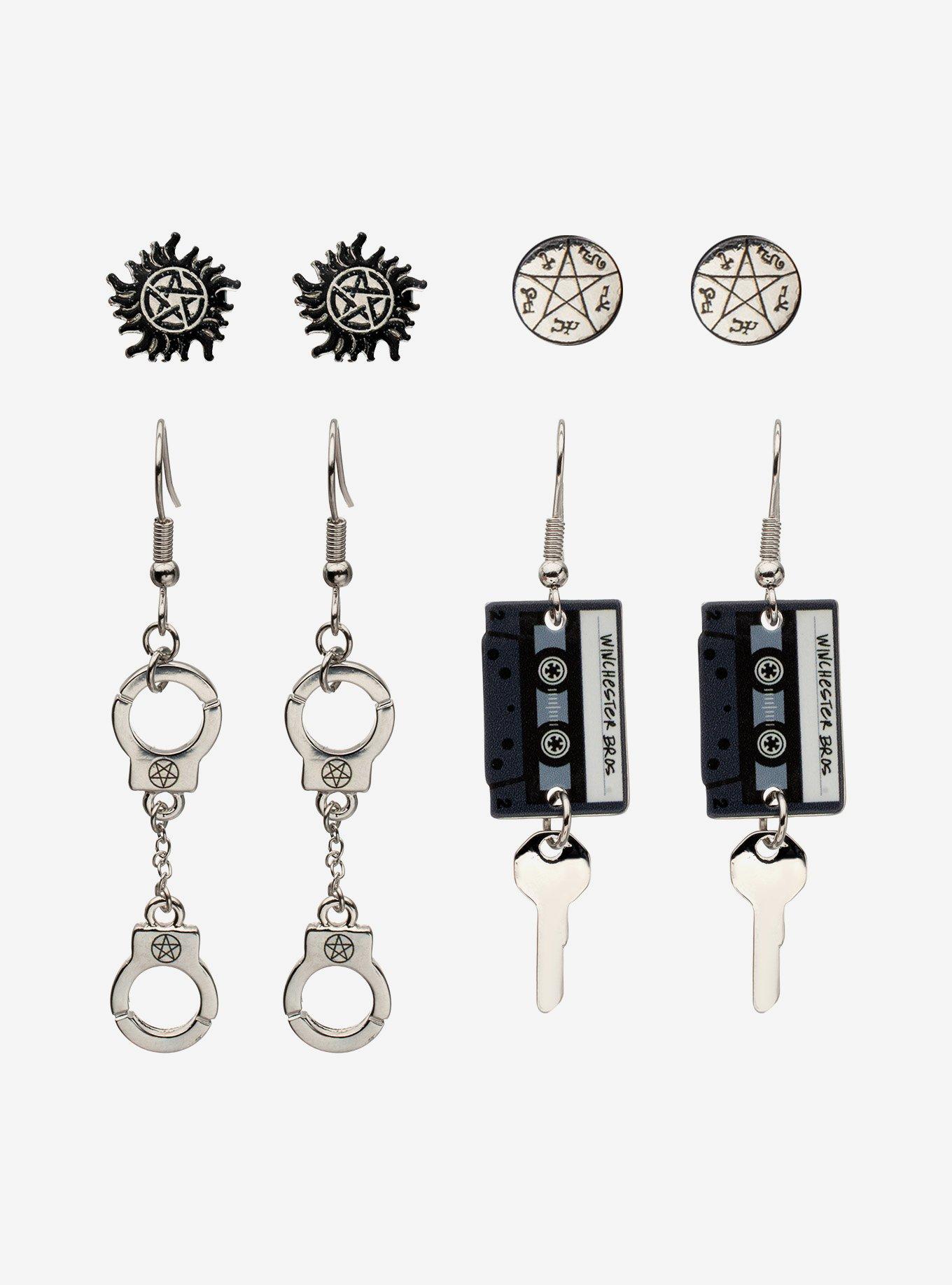Supernatural Icons Earring Set, , hi-res