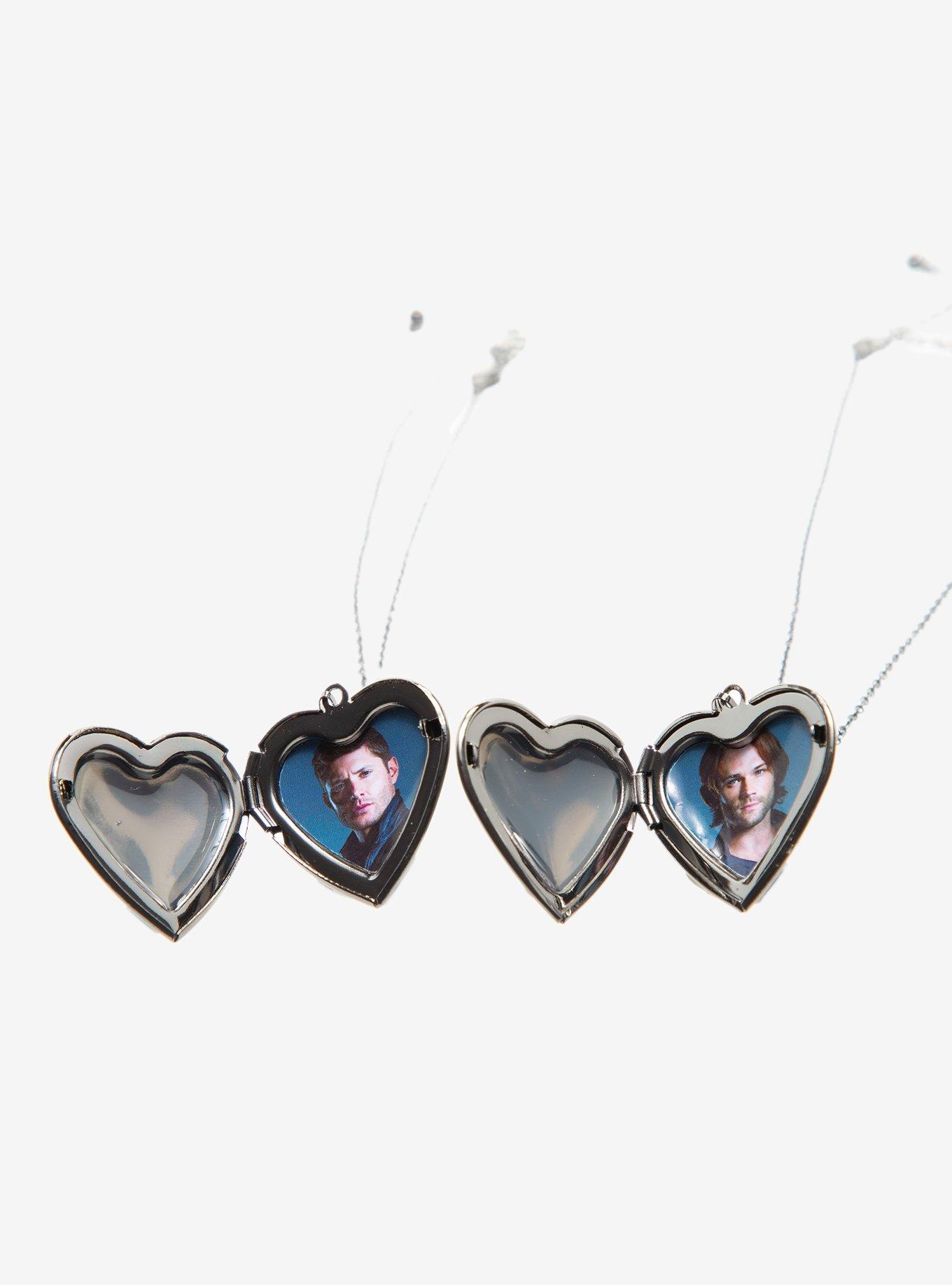 Supernatural Winchester Brothers Locket Best Friend Necklace Set, , alternate