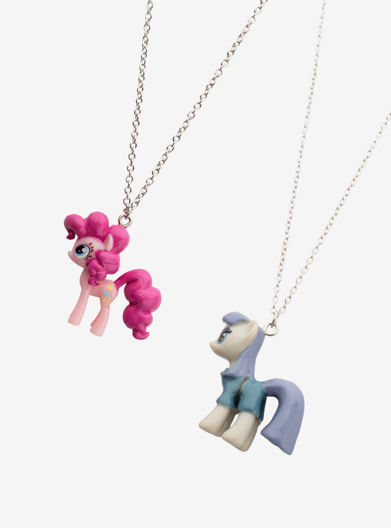 My Little Pony: Friendship is Magic Pinkie Pie & Maud Pie Best Friend Necklace Set, , alternate
