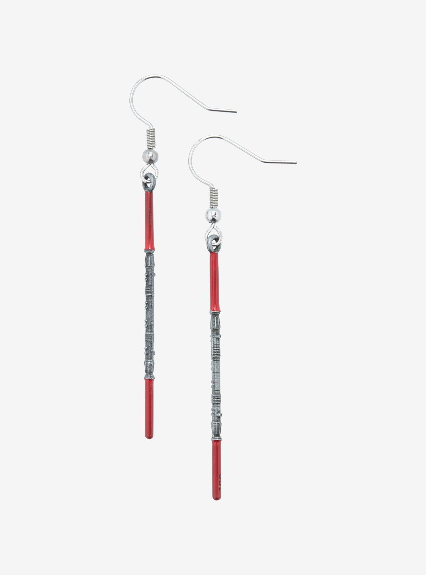 Star Wars Darth Maul Lightsaber Drop Earrings, , hi-res