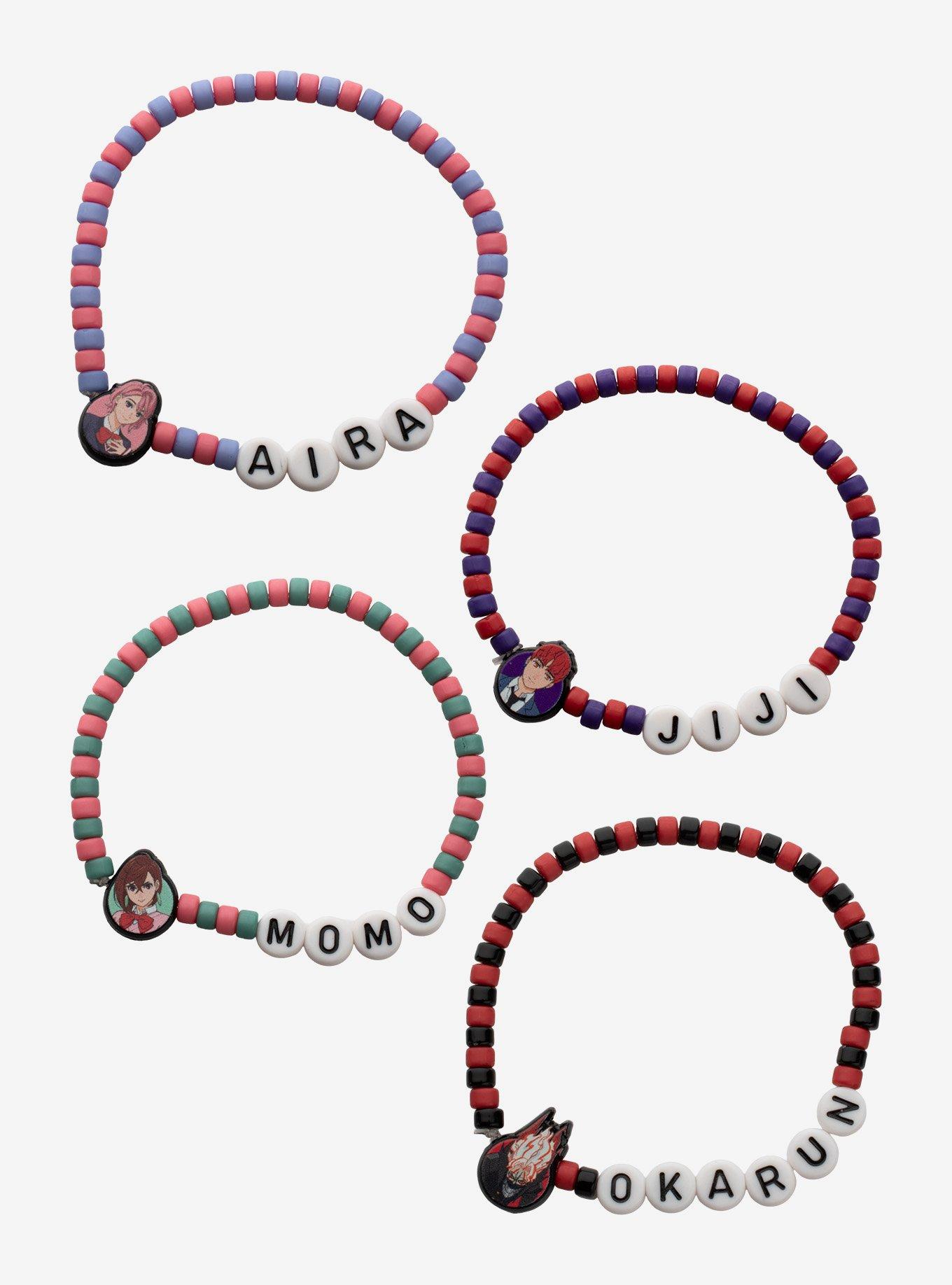 Dandadan Character Bead Bracelet Set, , hi-res