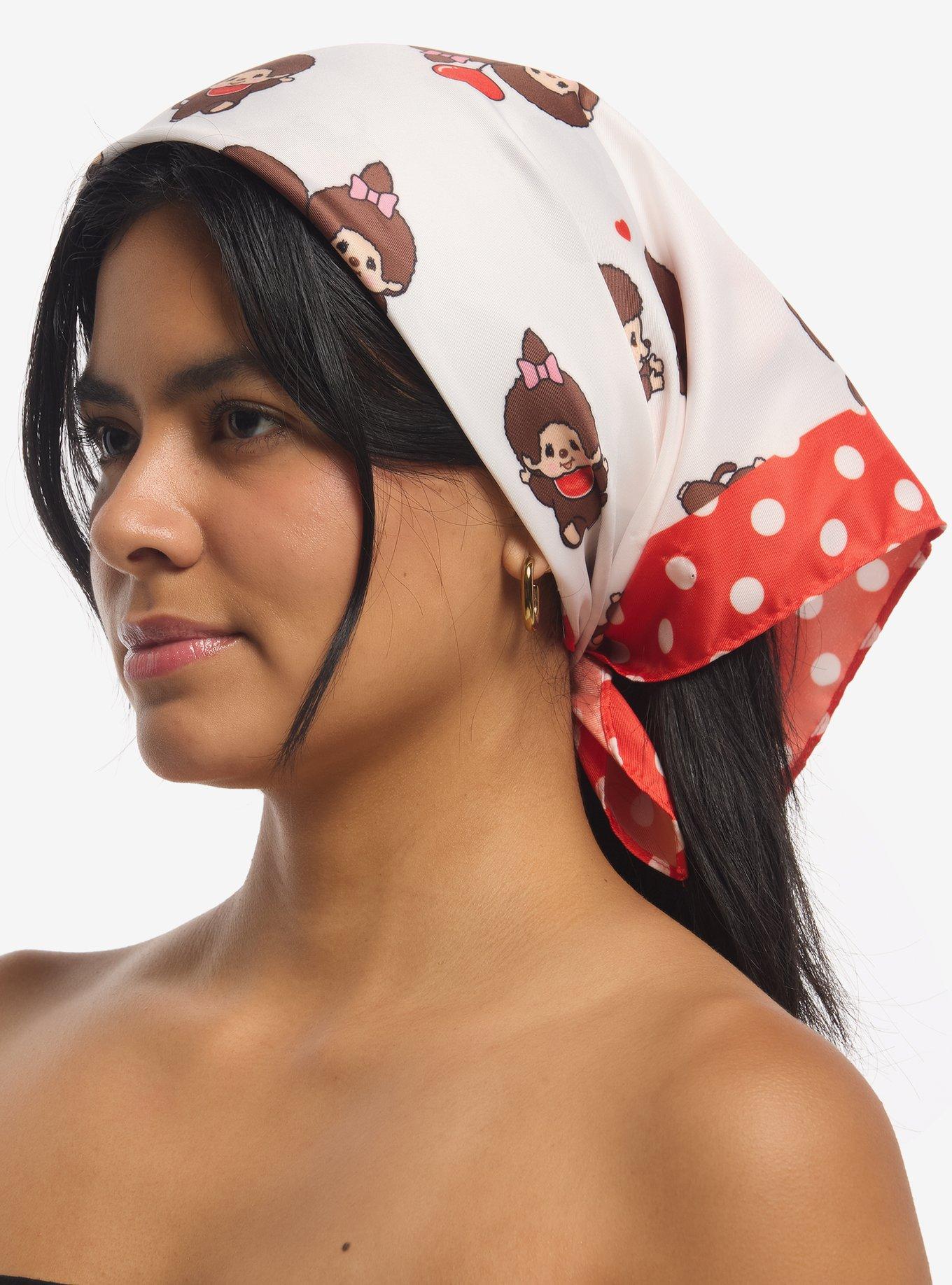 Monchhichi Polka Dot Hair Scarf, , hi-res