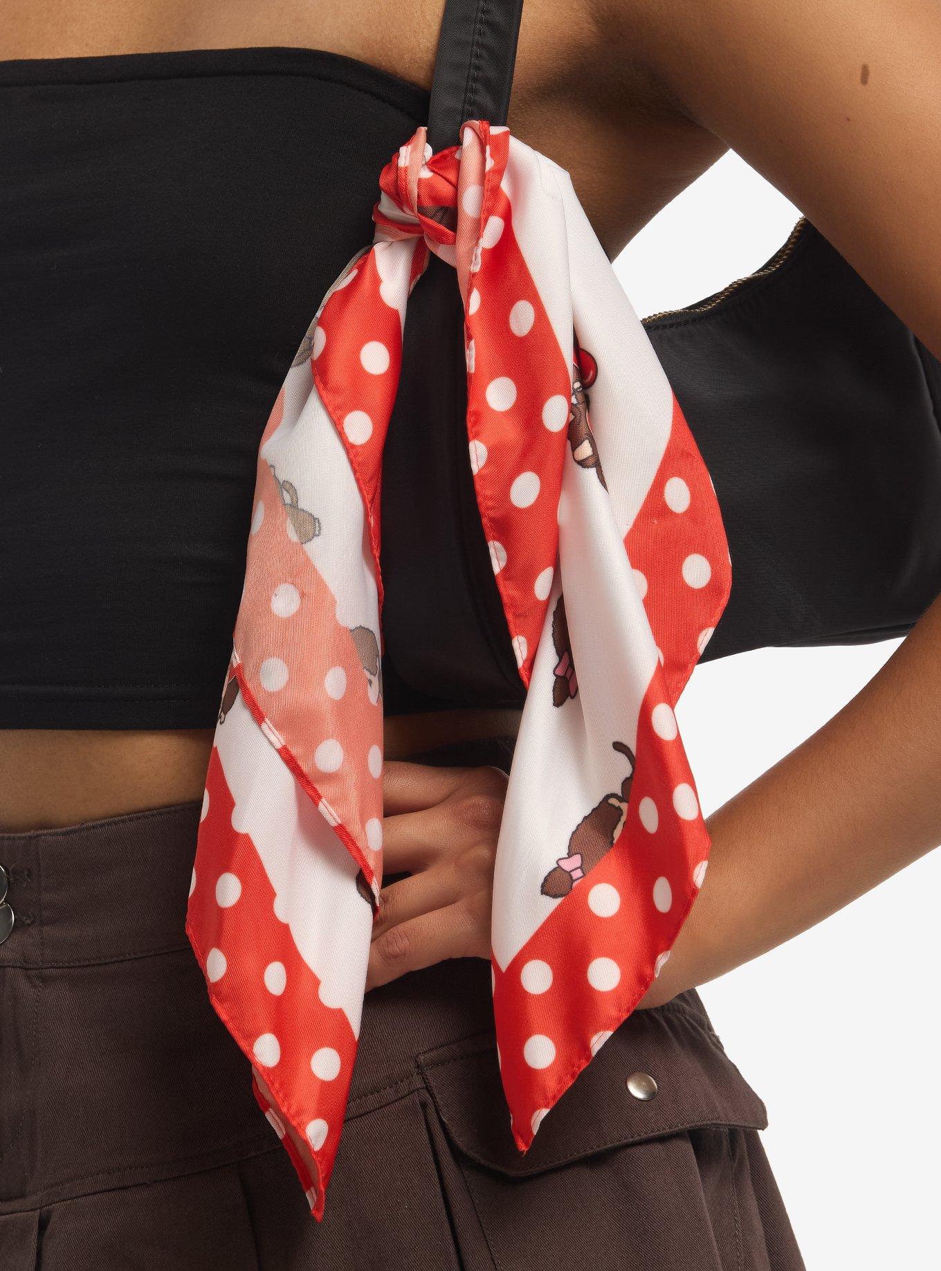 Monchhichi Polka Dot Hair Scarf, , alternate