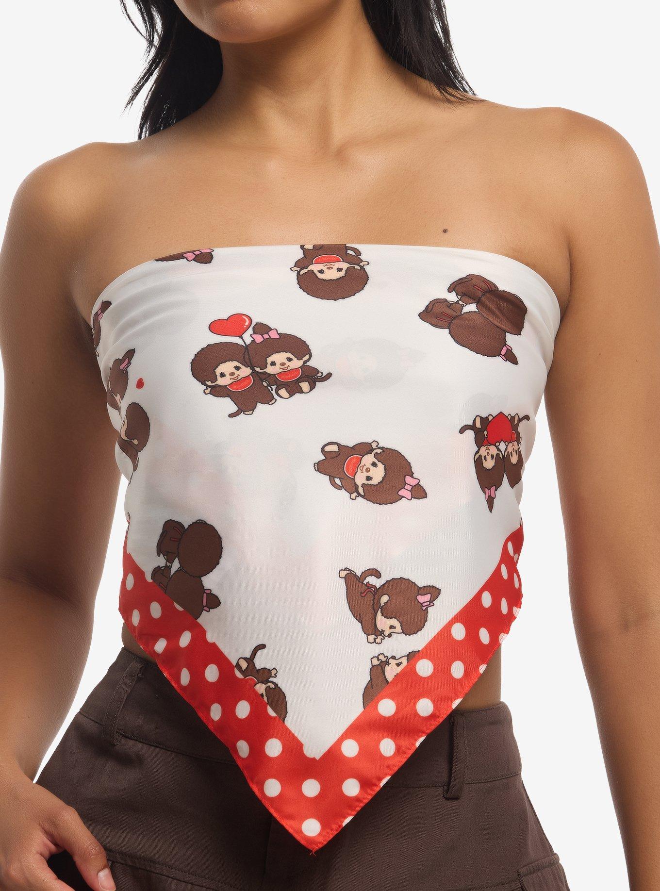 Monchhichi Polka Dot Hair Scarf, , alternate