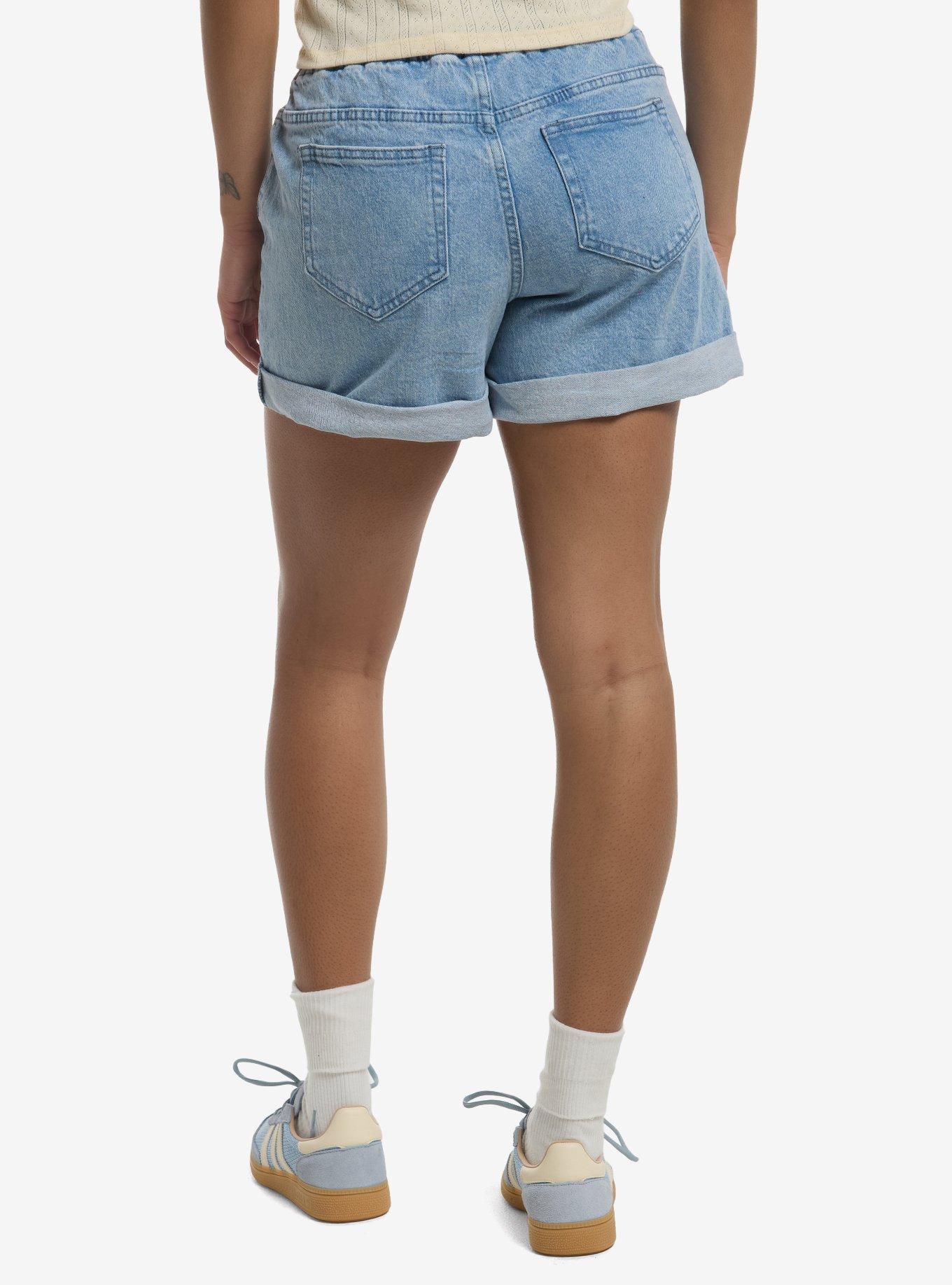 Her Universe Studio Ghibli&reg; Ponyo Ocean Critters Elastic Denim Shorts, , hi-res