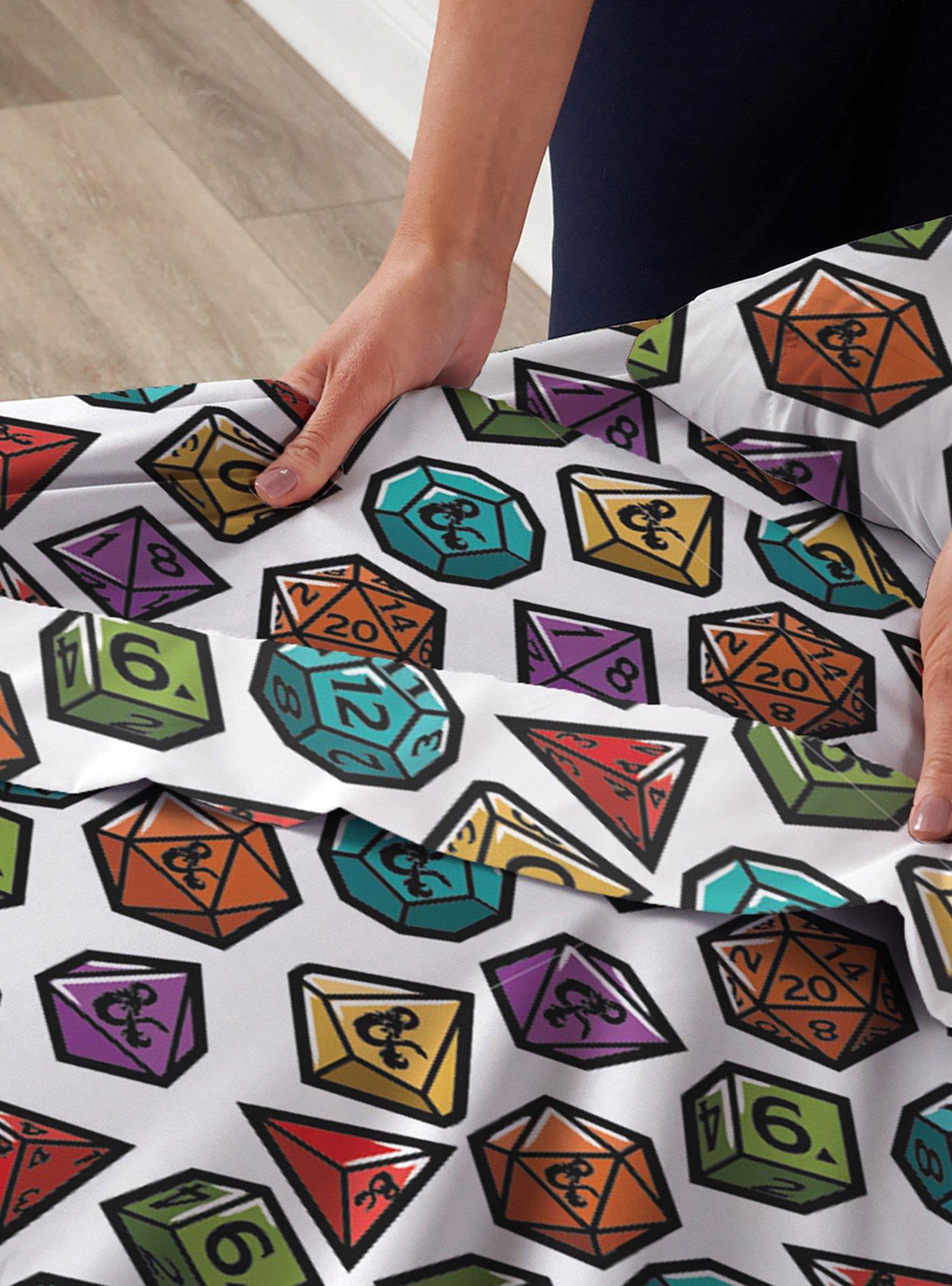 Dungeons & Dragons Roll The Dice Twin Sheet Set, , alternate