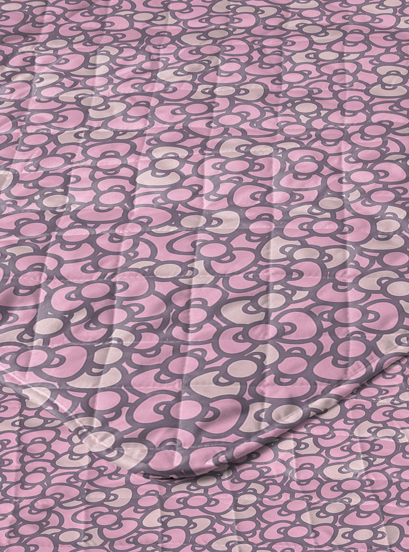 Hello Kitty Pink Quilted Throw Blanket, , alternate