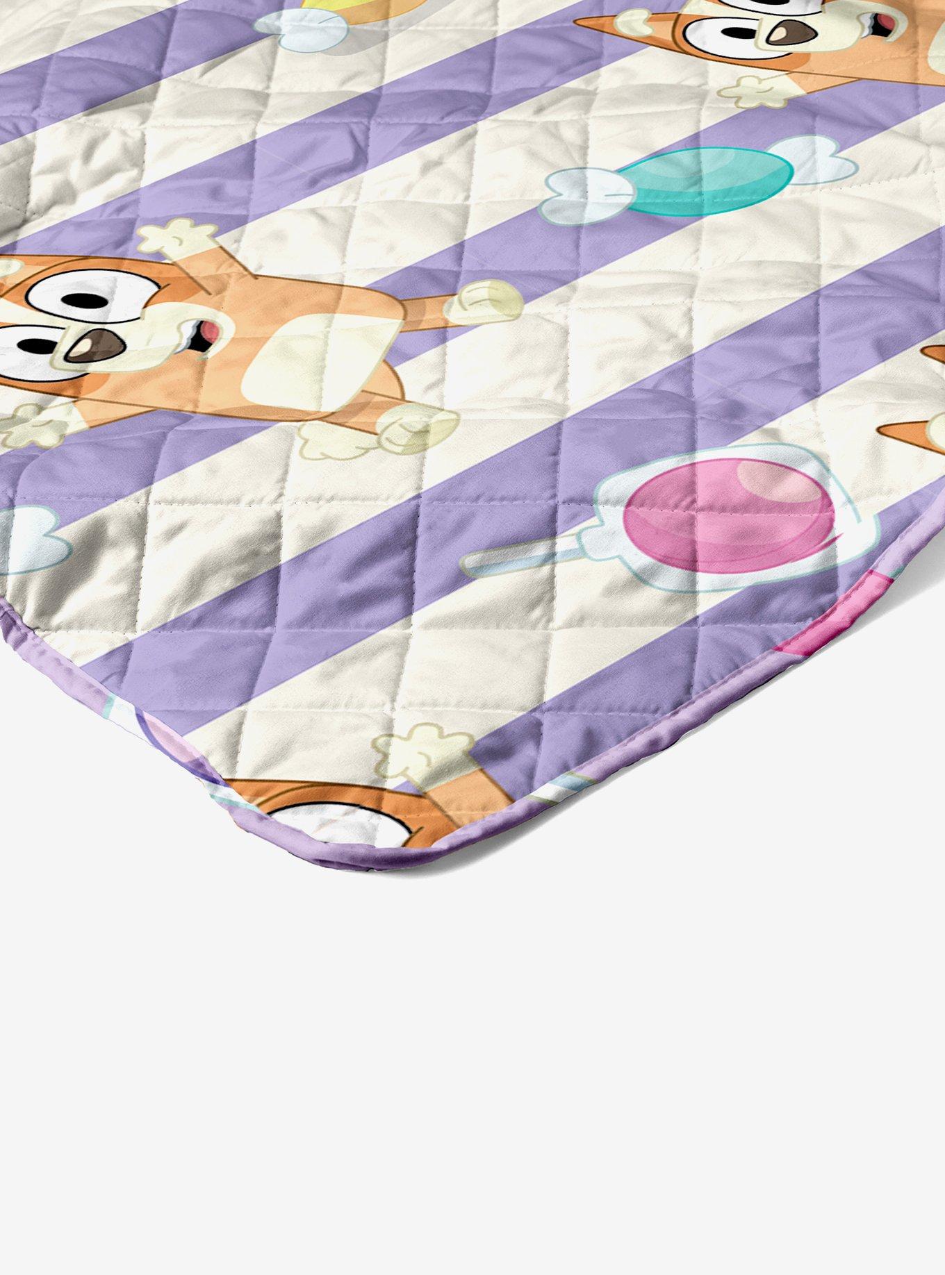 Bluey Bingo Candy Land Quilted Throw Blanket, , hi-res