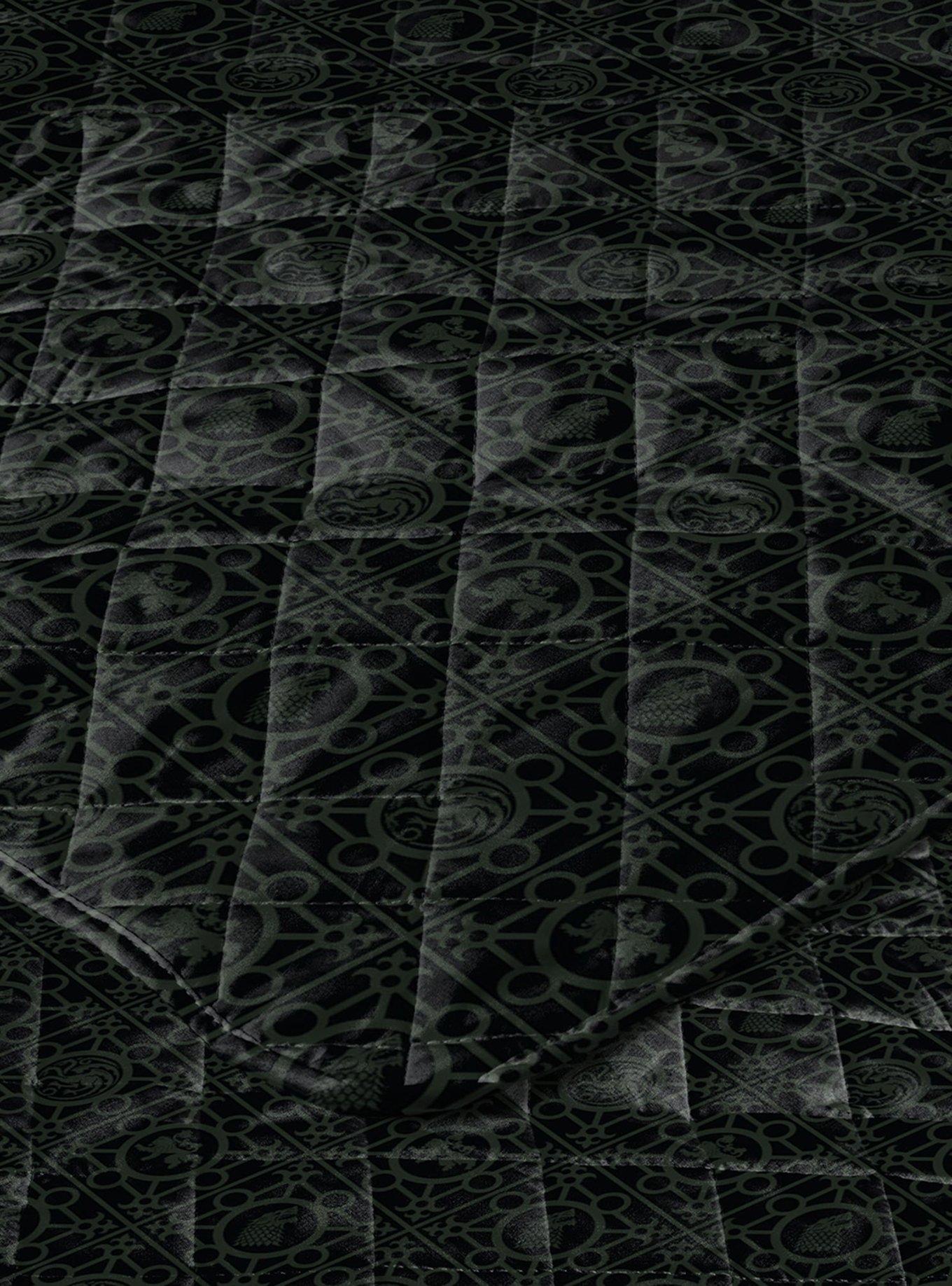 Game of Thrones Symbolic Sigils Quilted Throw Blanket, , alternate