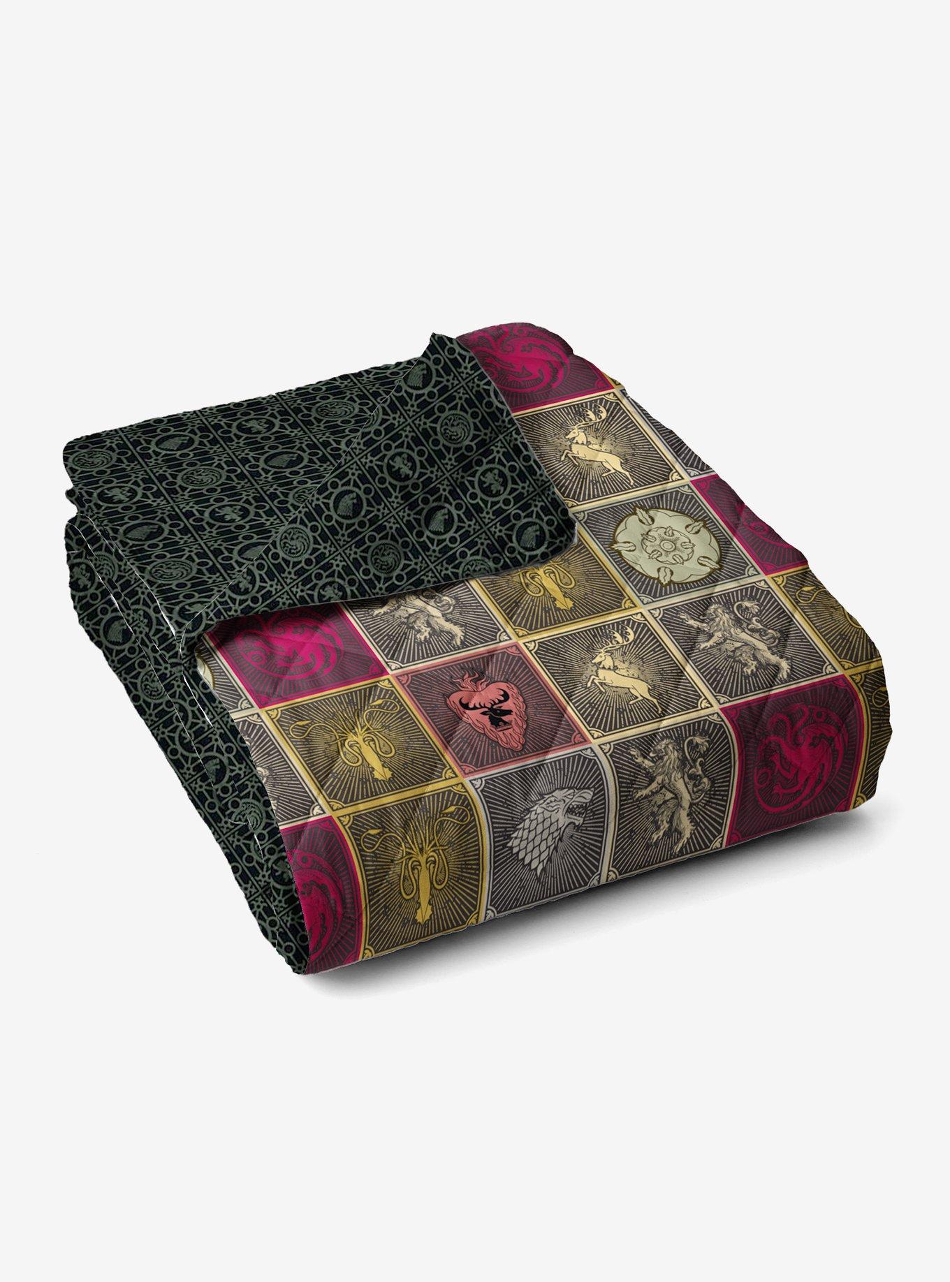 Game of Thrones Symbolic Sigils Quilted Throw Blanket, , alternate