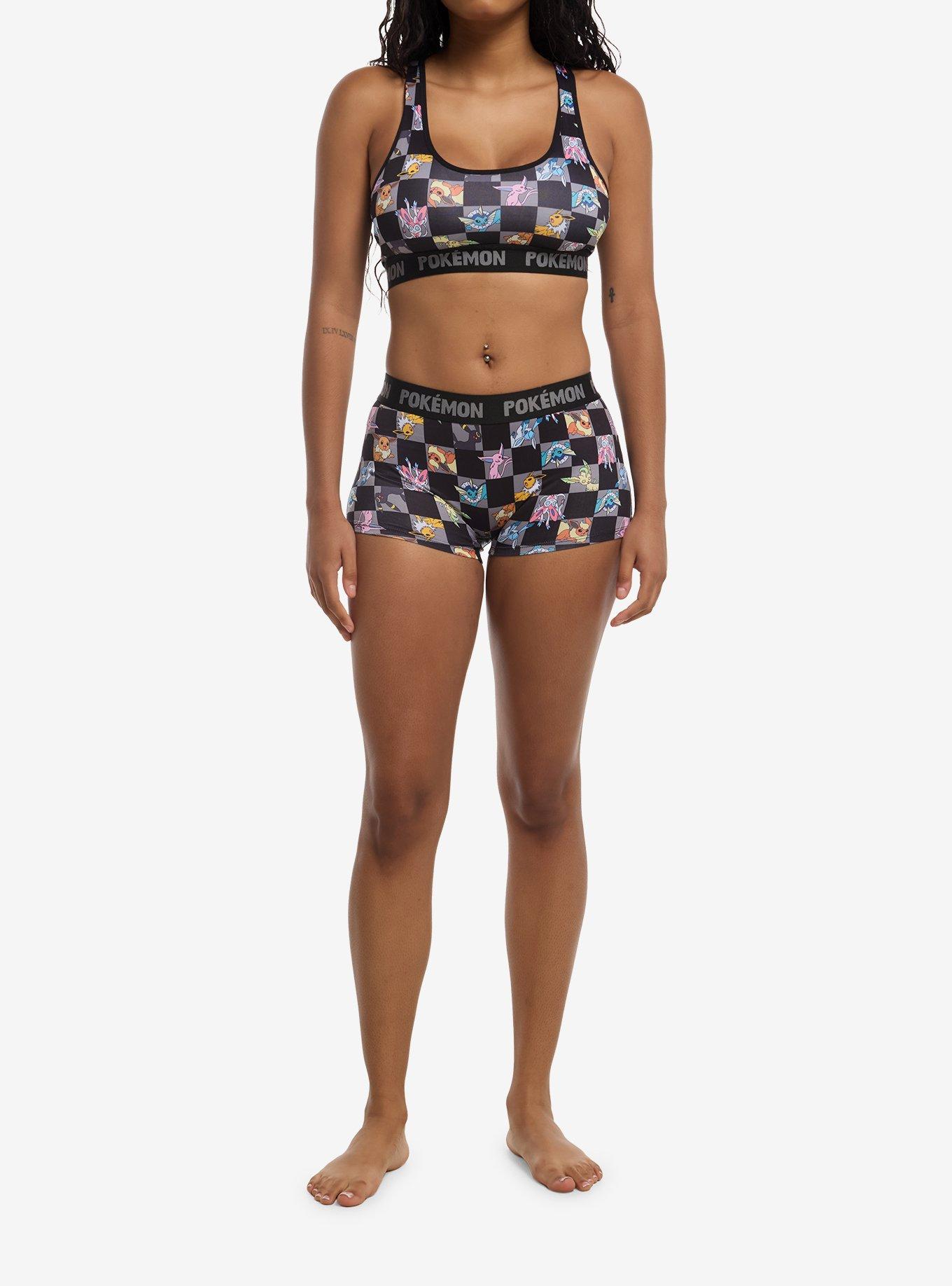 Pok&eacute;mon Eevee Evolutions Bra & Boyshort Panty Set, , hi-res