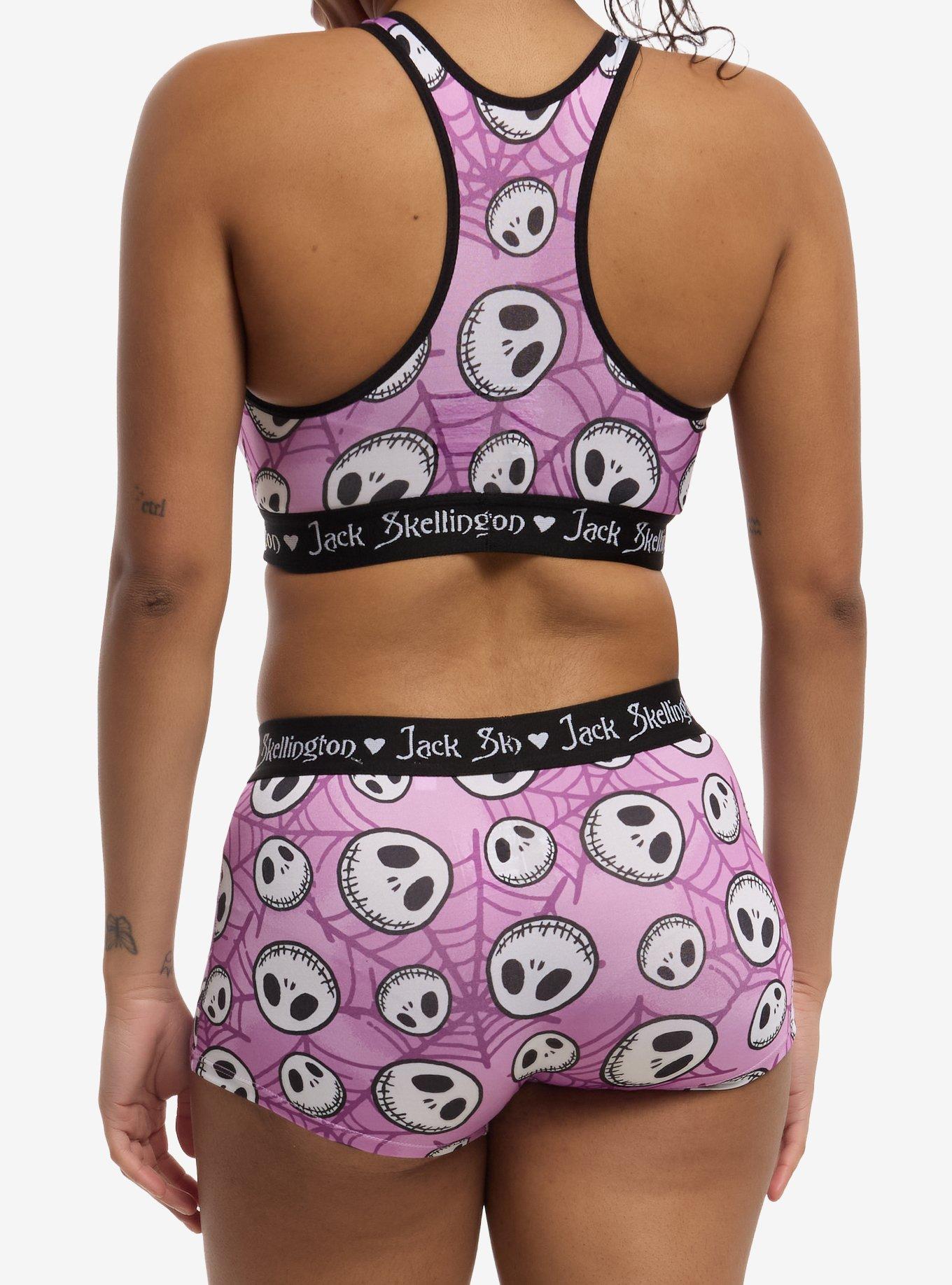 The Nightmare Before Christmas Jack Webs Bra & Boyshort Panty Set, , hi-res