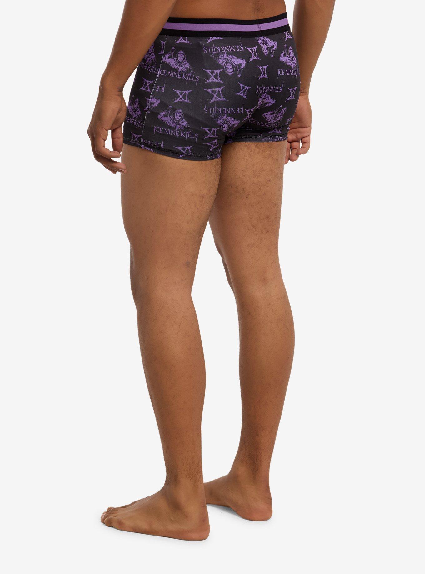 Ice Nine Kills Purple Icons Boxer Briefs, , hi-res