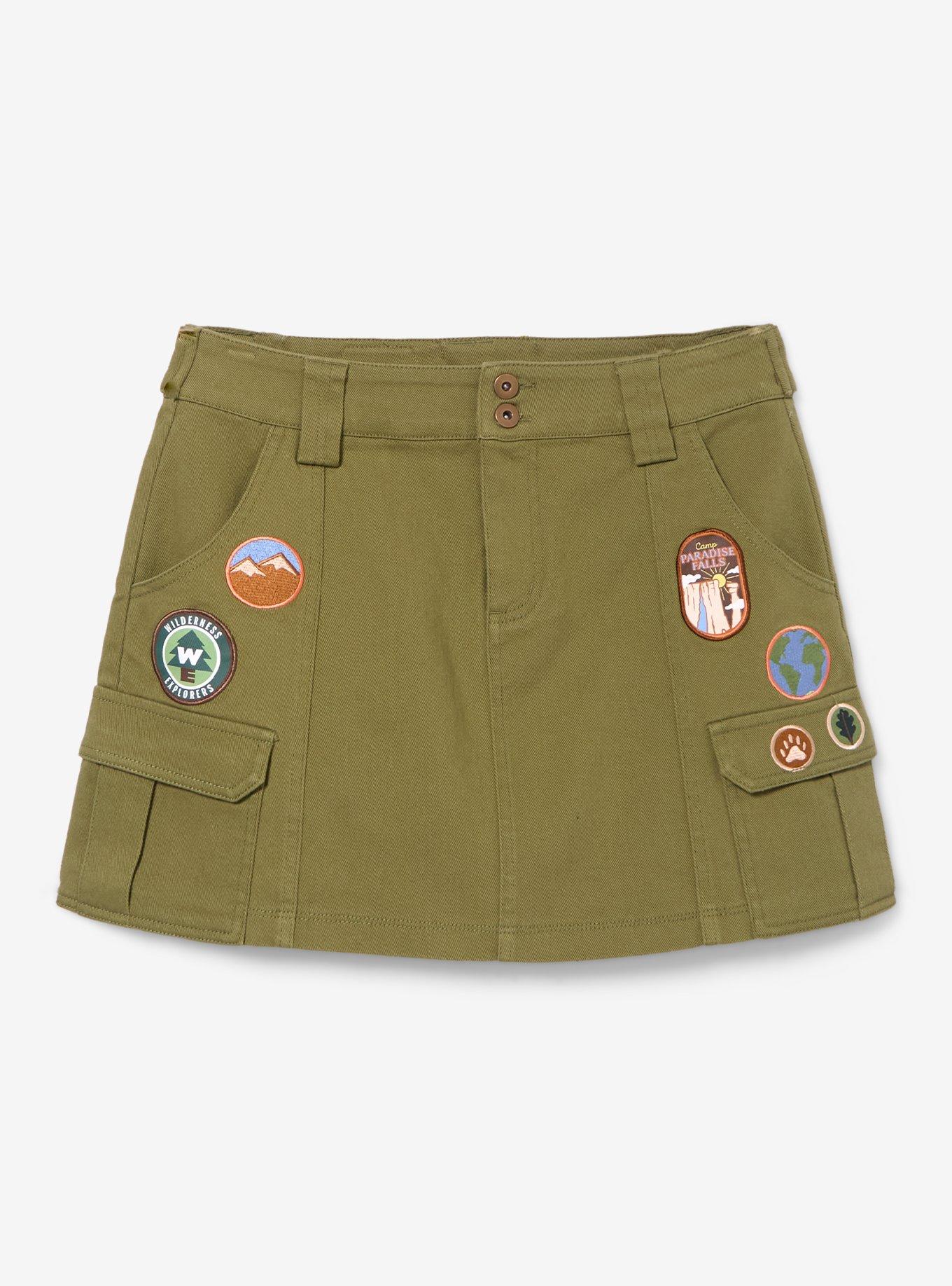 Disney Pixar Up Wilderness Explorer Patches Cargo Skirt - BoxLunch Exclusive, , hi-res