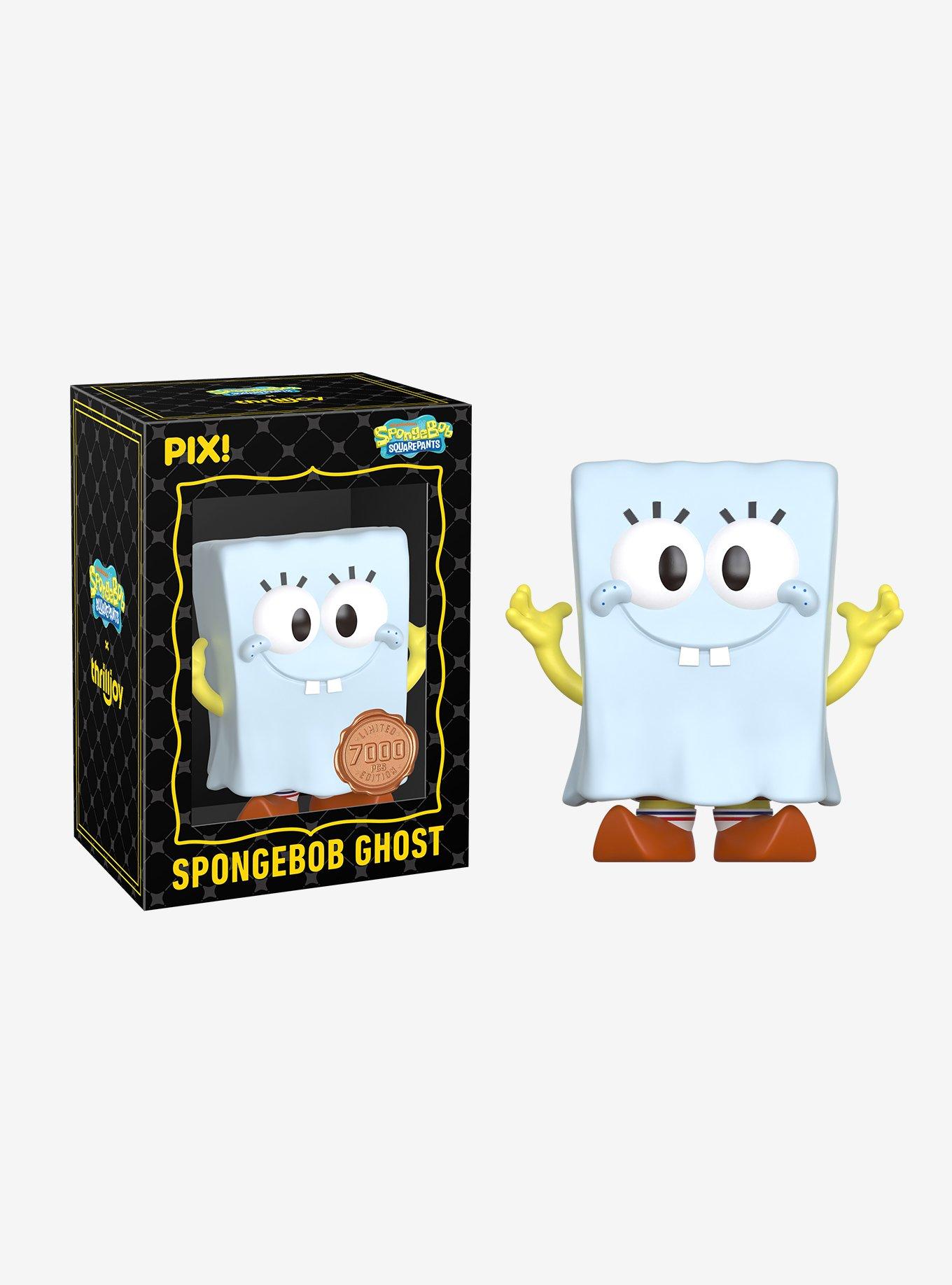 Thrilljoy SpongeBob SquarePants Pix! SpongeBob Ghost Collectible Figure, , alternate