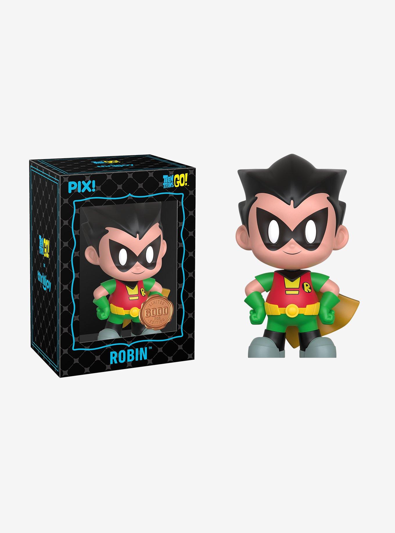 Thrilljoy DC Comics Teen Titans Go! Pix! Robin Collectible Figure, , alternate