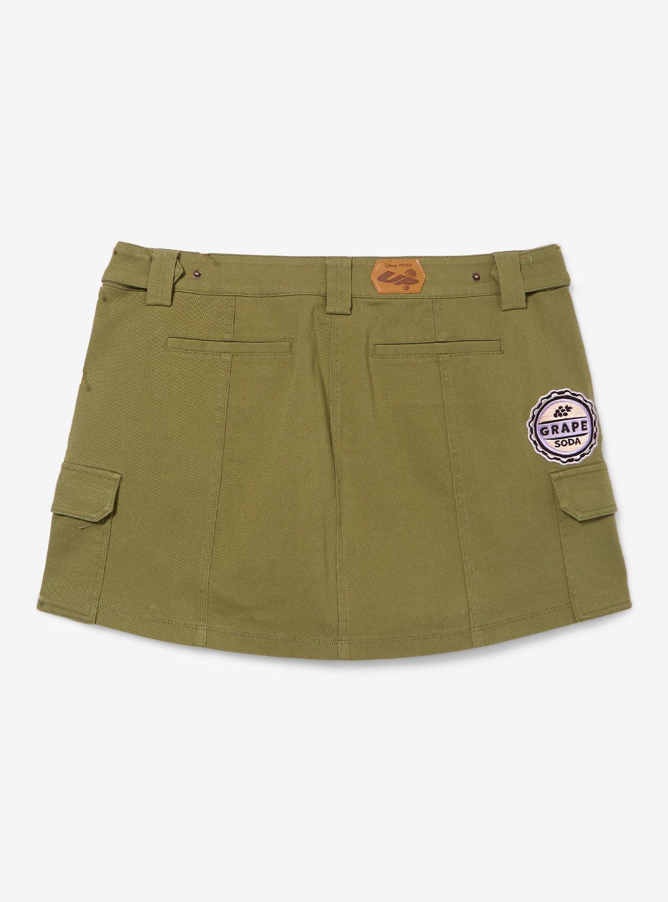 Disney Pixar Up Wilderness Explorer Patches Plus Size Cargo Skirt, , hi-res