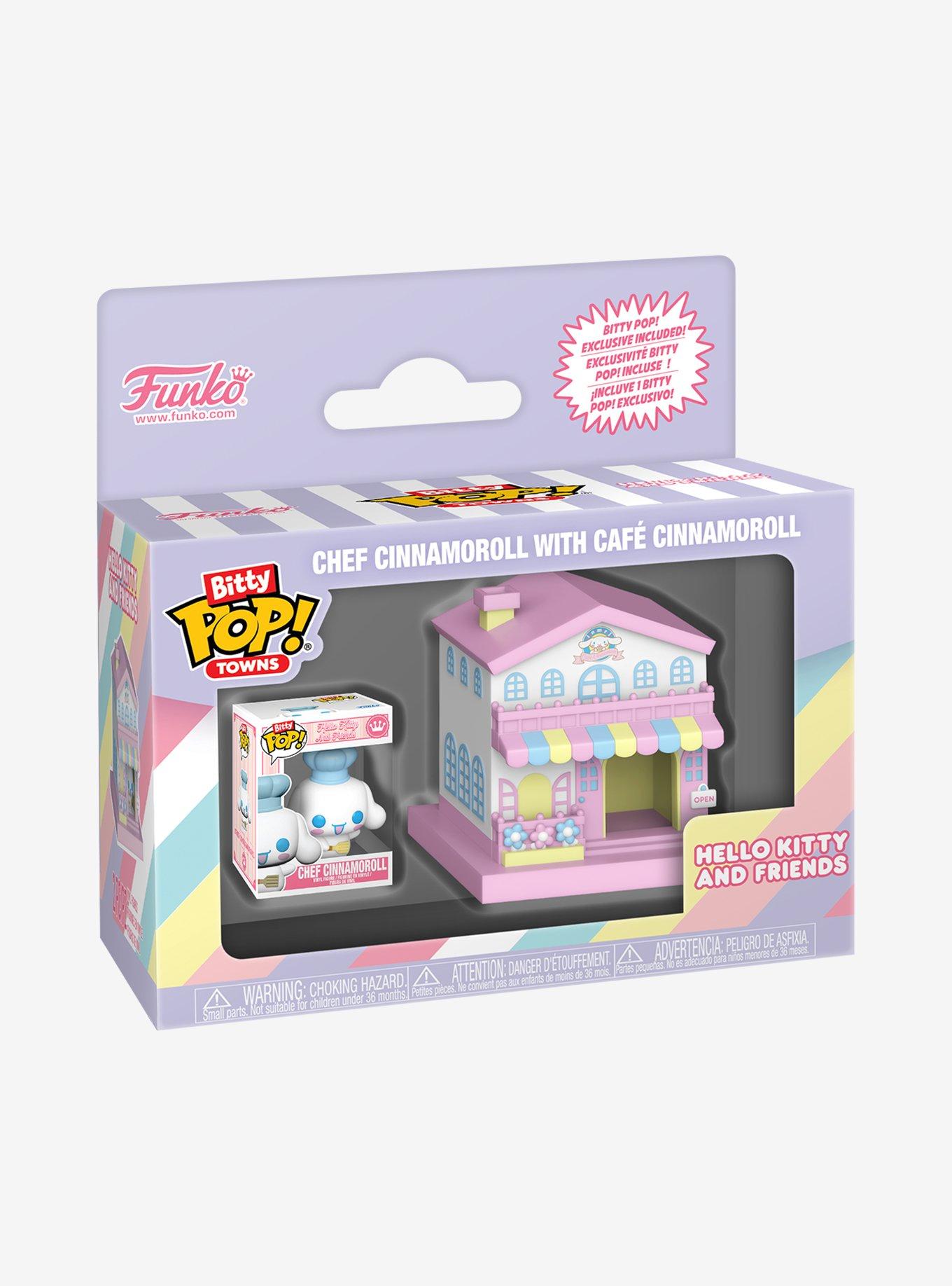 Funko Bitty Pop! Towns Sanrio Hello Kitty and Friends Cheff Cinnamoroll with Caf&eacute; Cinnamoroll Figure Set, , hi-res