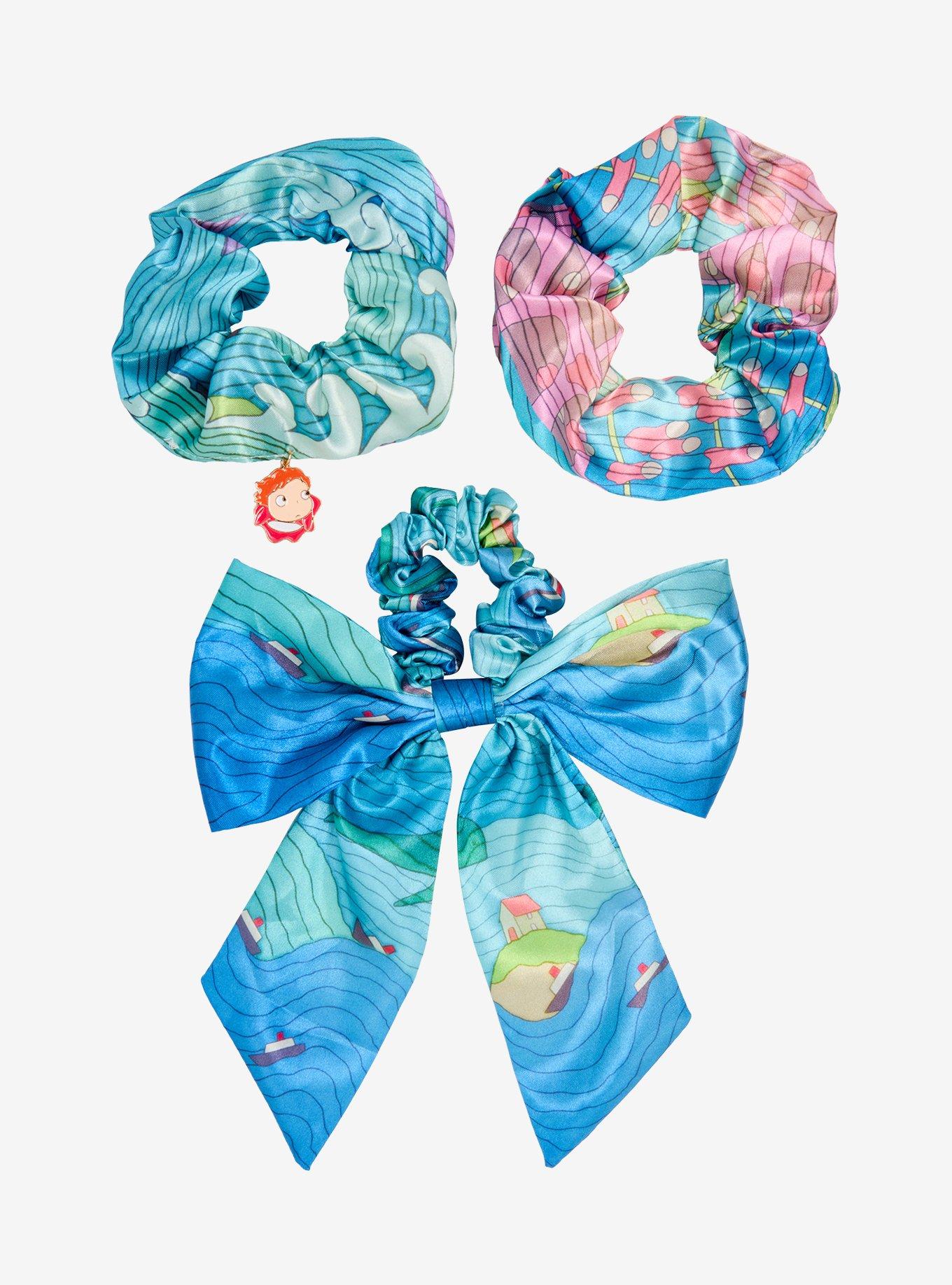 Studio Ghibli&reg; Ponyo Ocean Scenes Scrunchy Set - BoxLunch Exclusive, , hi-res