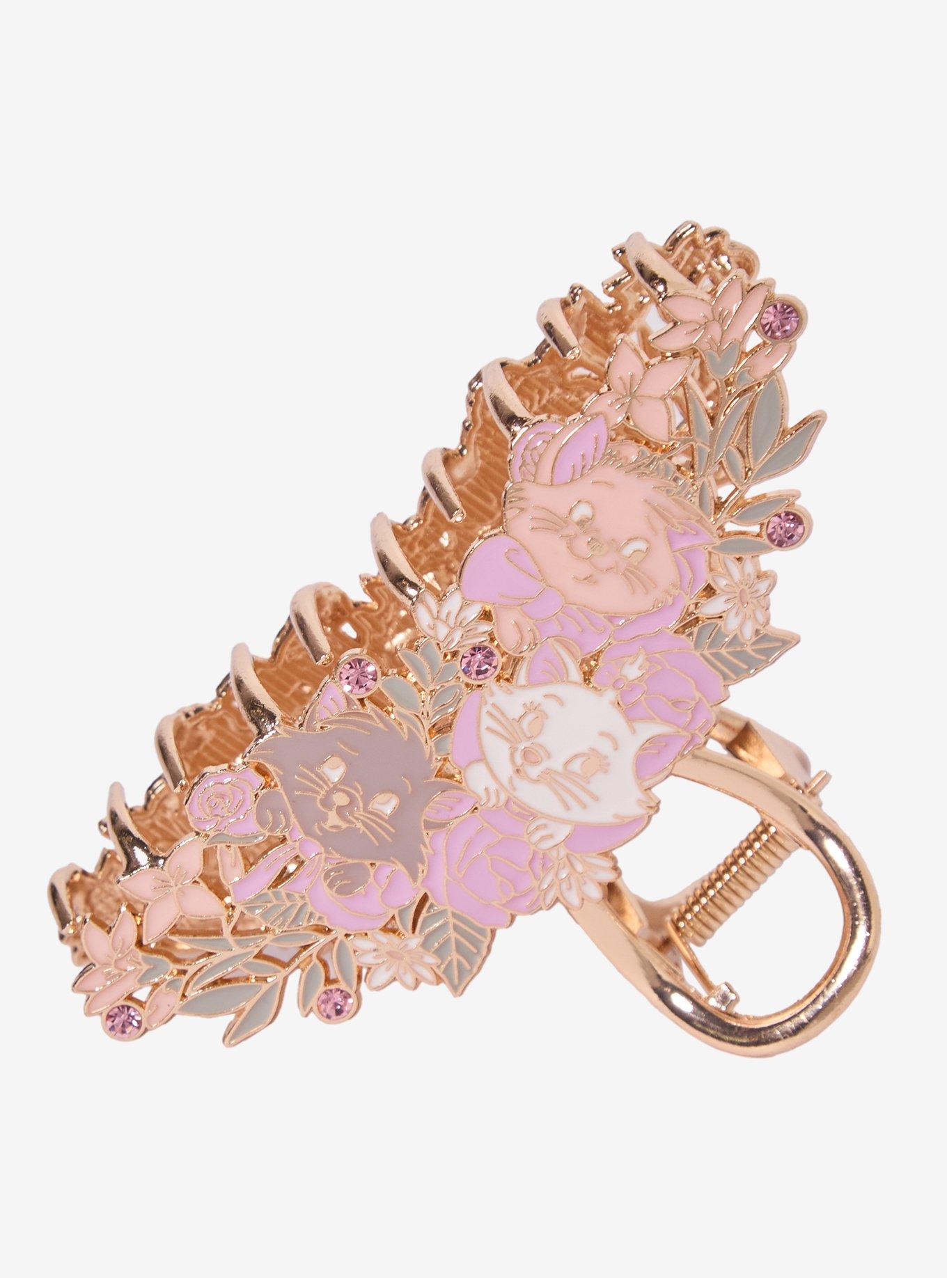 Disney The Aristocats Kittens Floral Claw Clip &mdash; BoxLunch Exclusive, , alternate