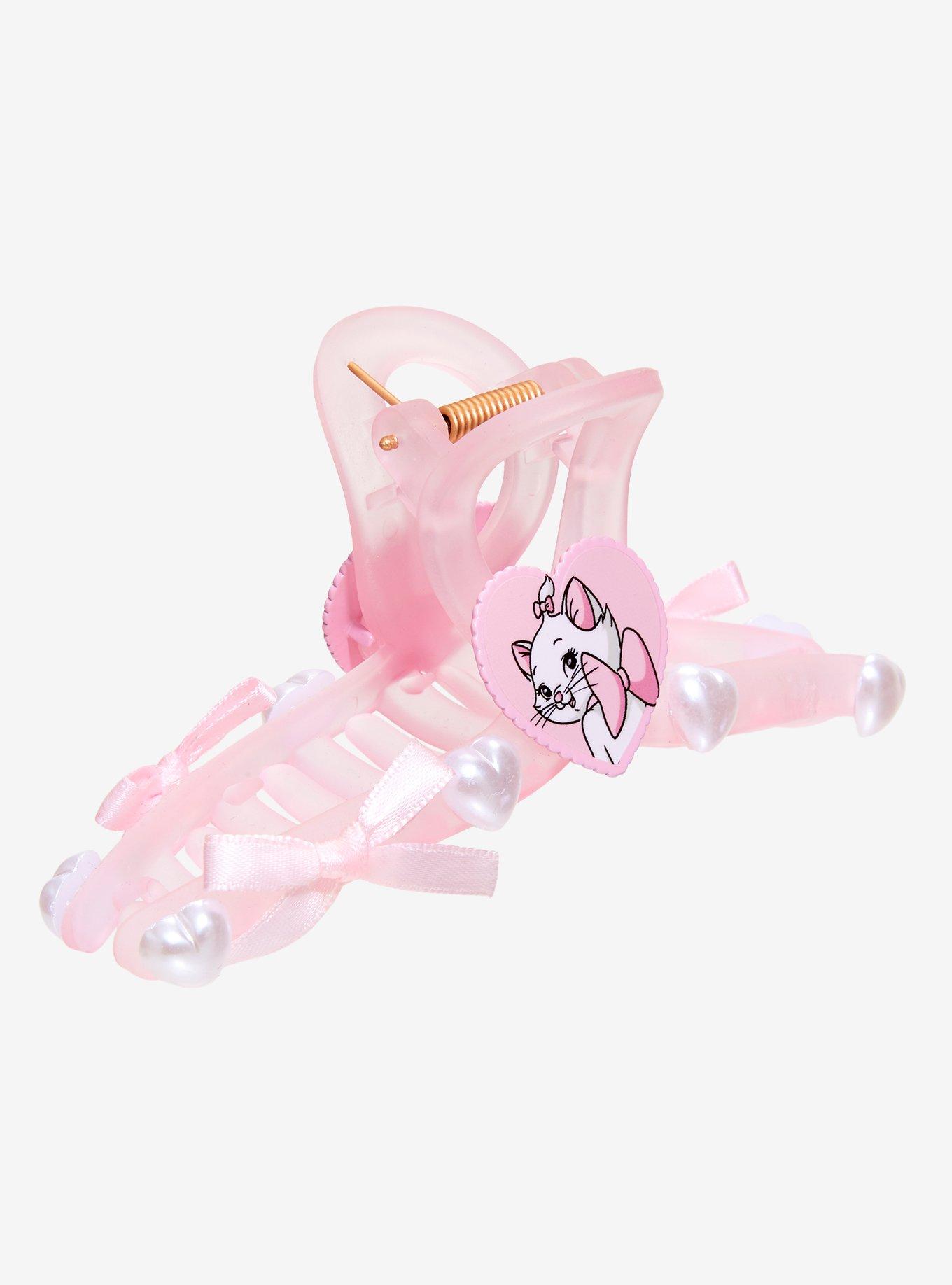 Disney The Aristocats Marie Pearl Hearts Claw Clip - BoxLunch Exclusive