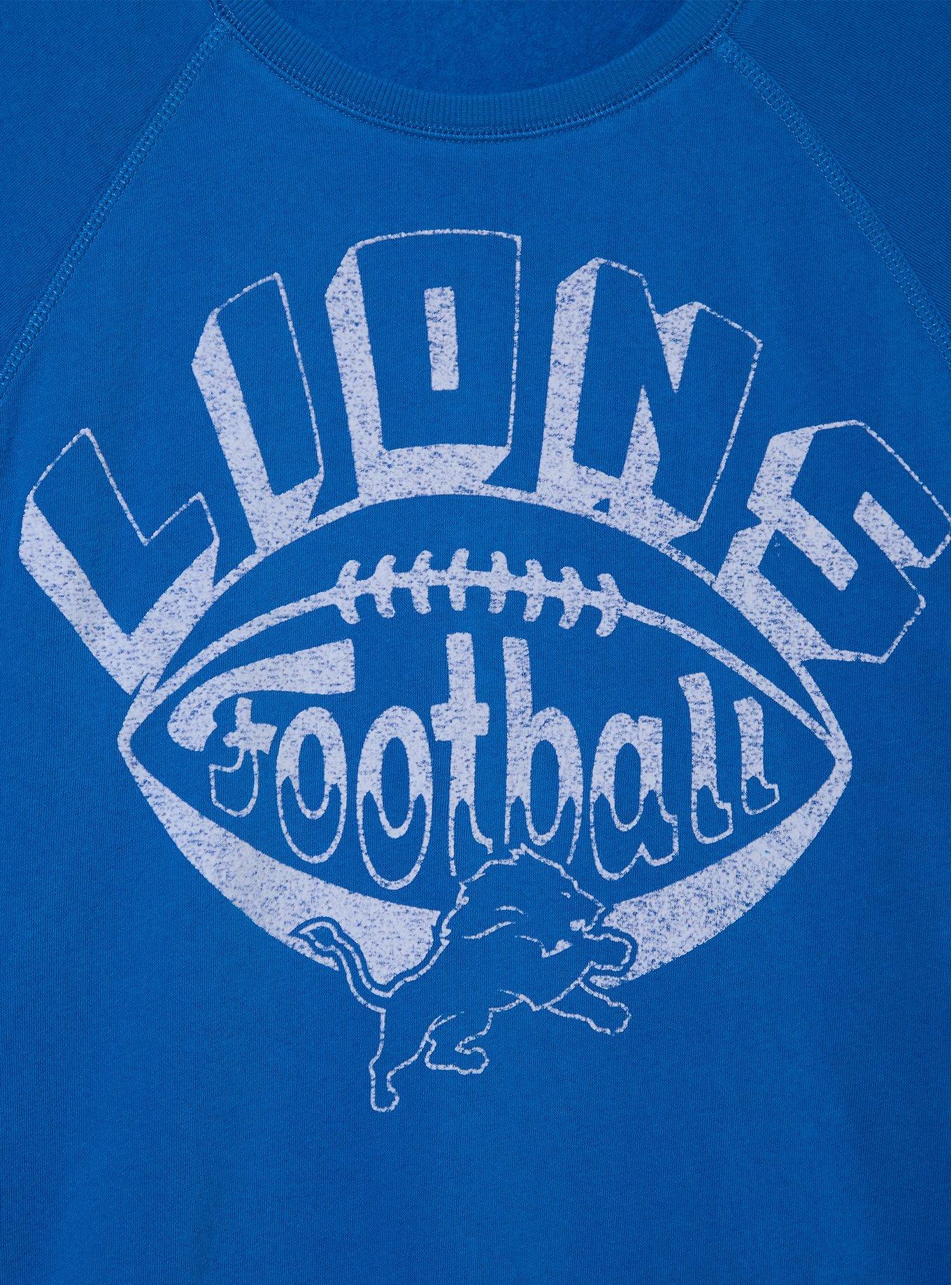NFL Detroit Lions Football Women's Crewneck &mdash; BoxLunch Exclusive, , hi-res