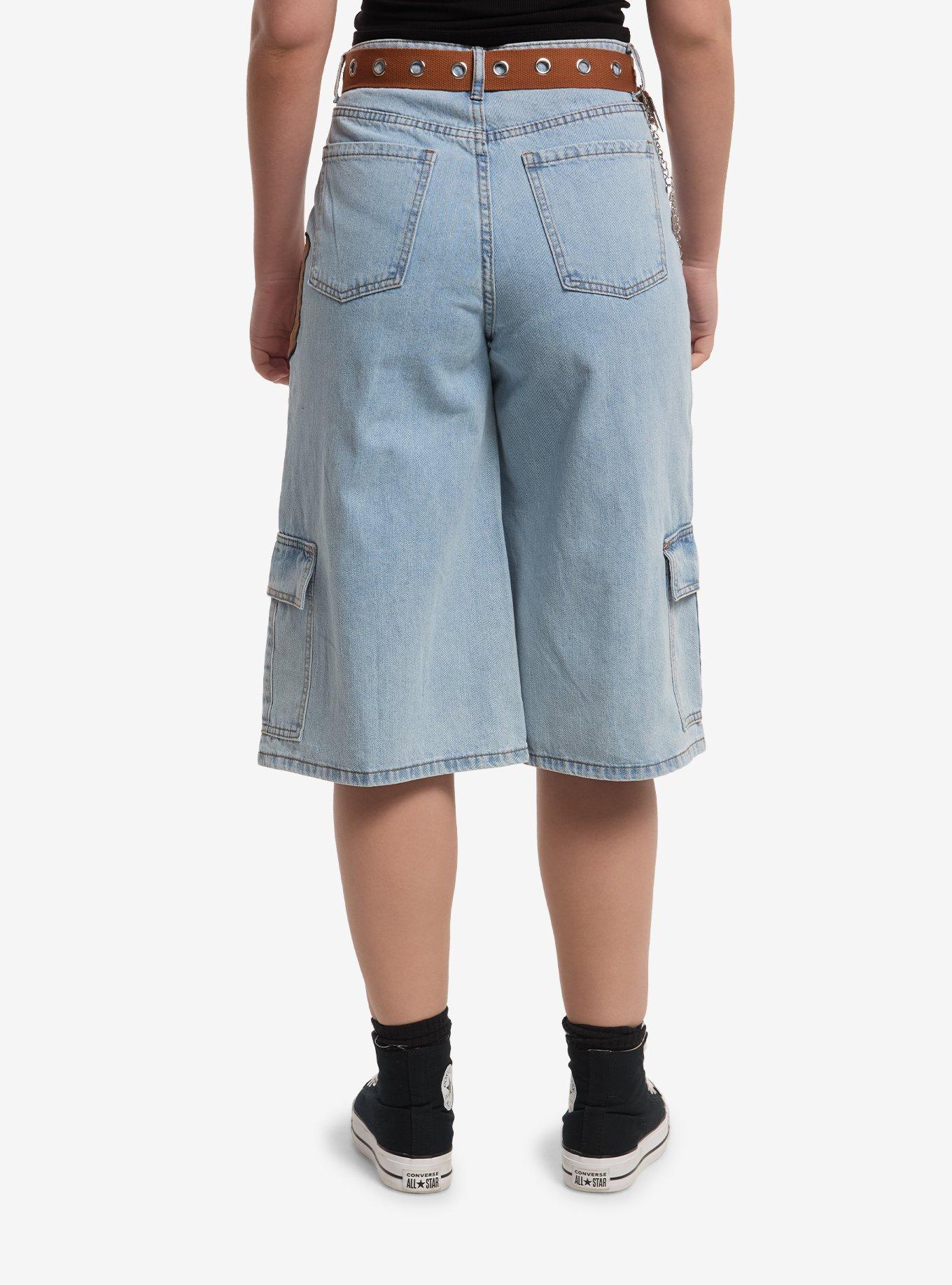 Domo Belted Cargo Jorts, , hi-res