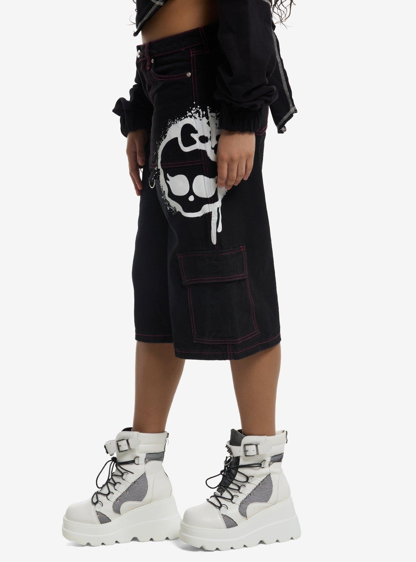 Monster High Cargo Jorts, PINK, alternate