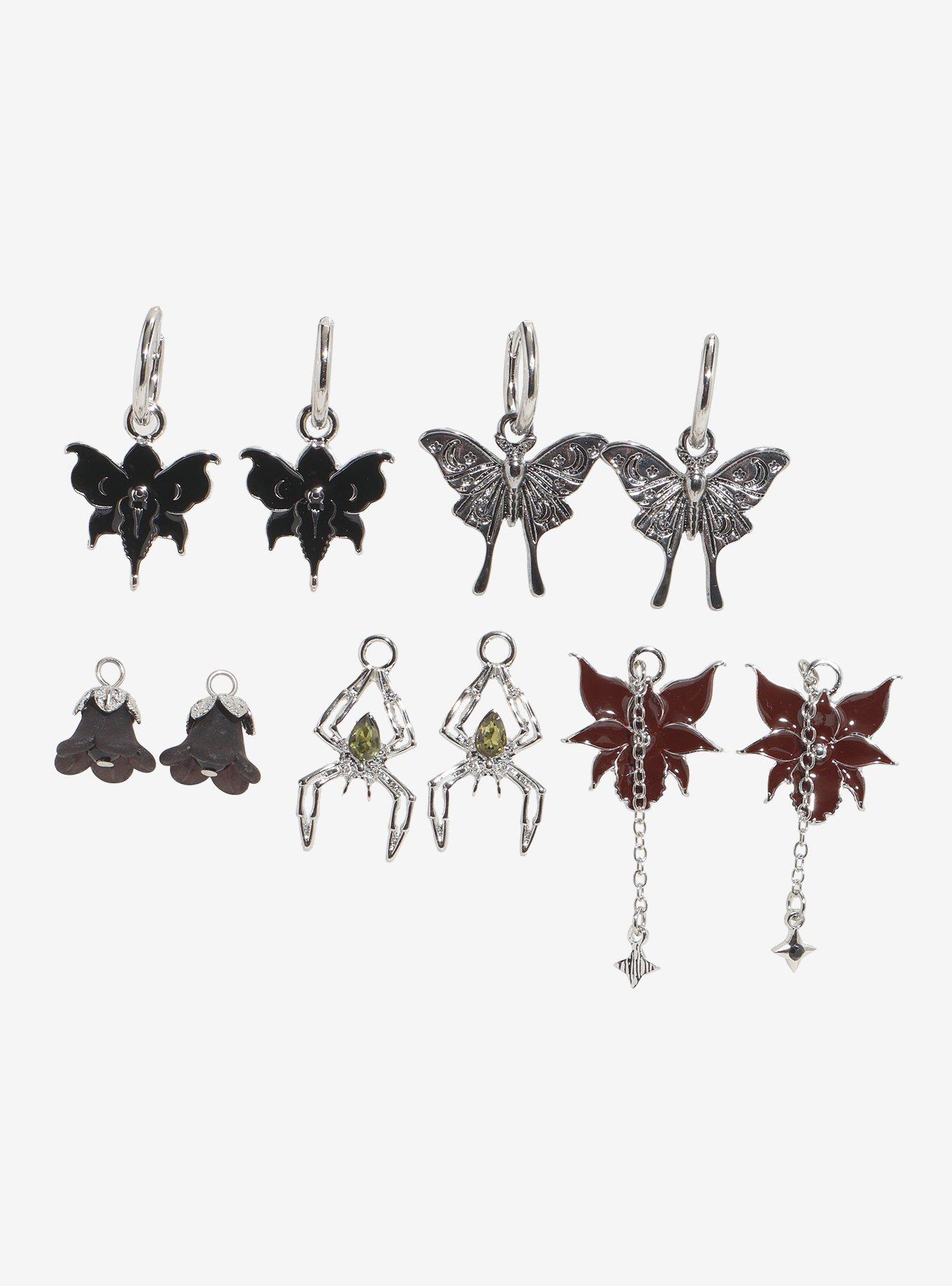 Thorn & Fable Dark Garden Interchangeable Earring Set, , hi-res