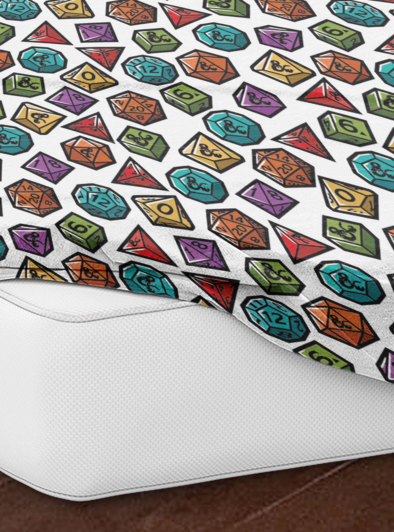 Dungeons & Dragons Roll The Dice Twin Sheet Set, , alternate