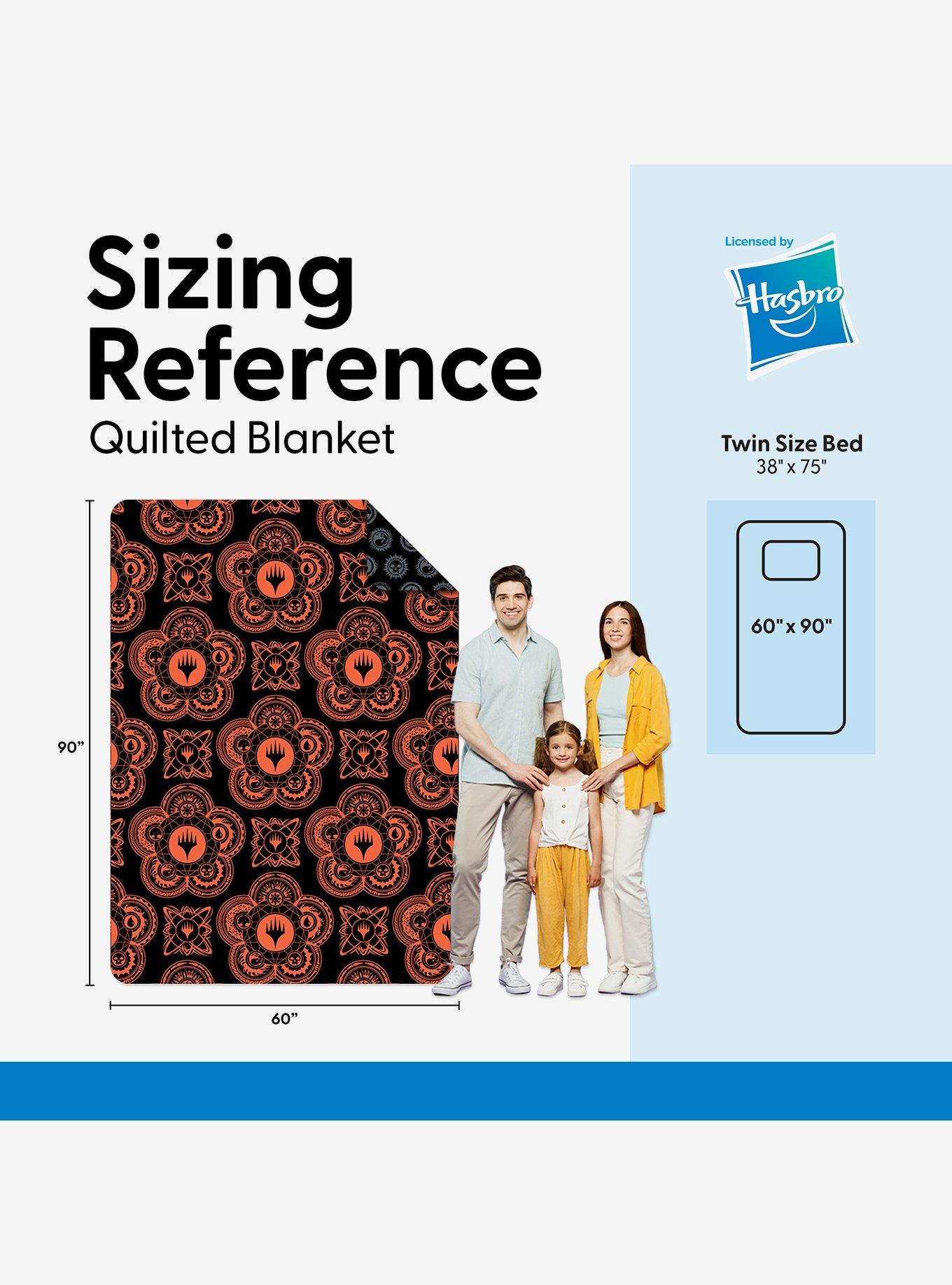 Magic: The Gathering Magical Sorcery Twin Quilted Blanket, , alternate