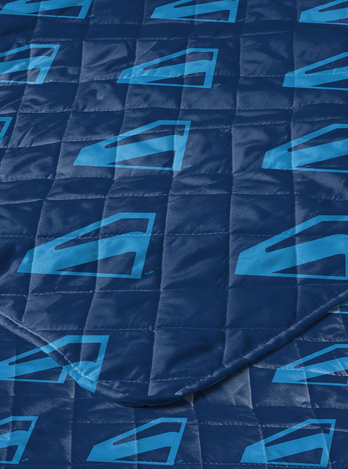 DC Comics Superman Above Metropolis Quilted Throw Blanket, , alternate