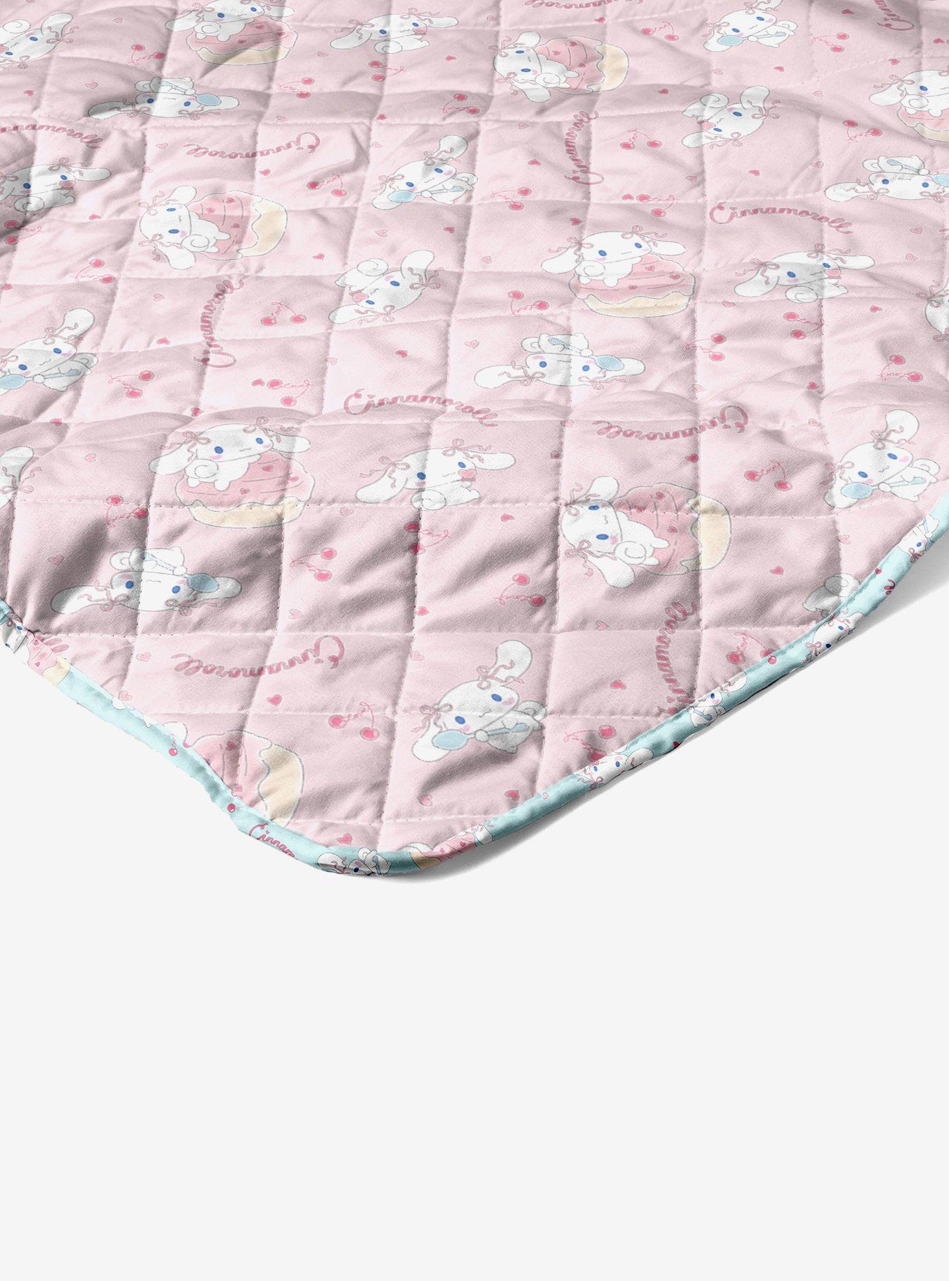 Cinnamoroll Cherry Cupcake Quilted Throw Blanket, , hi-res