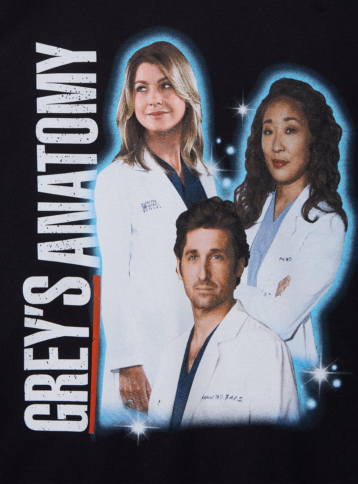 Grey's Anatomy Characters Multi-Portrait Crewneck - BoxLunch Exclusive, , hi-res