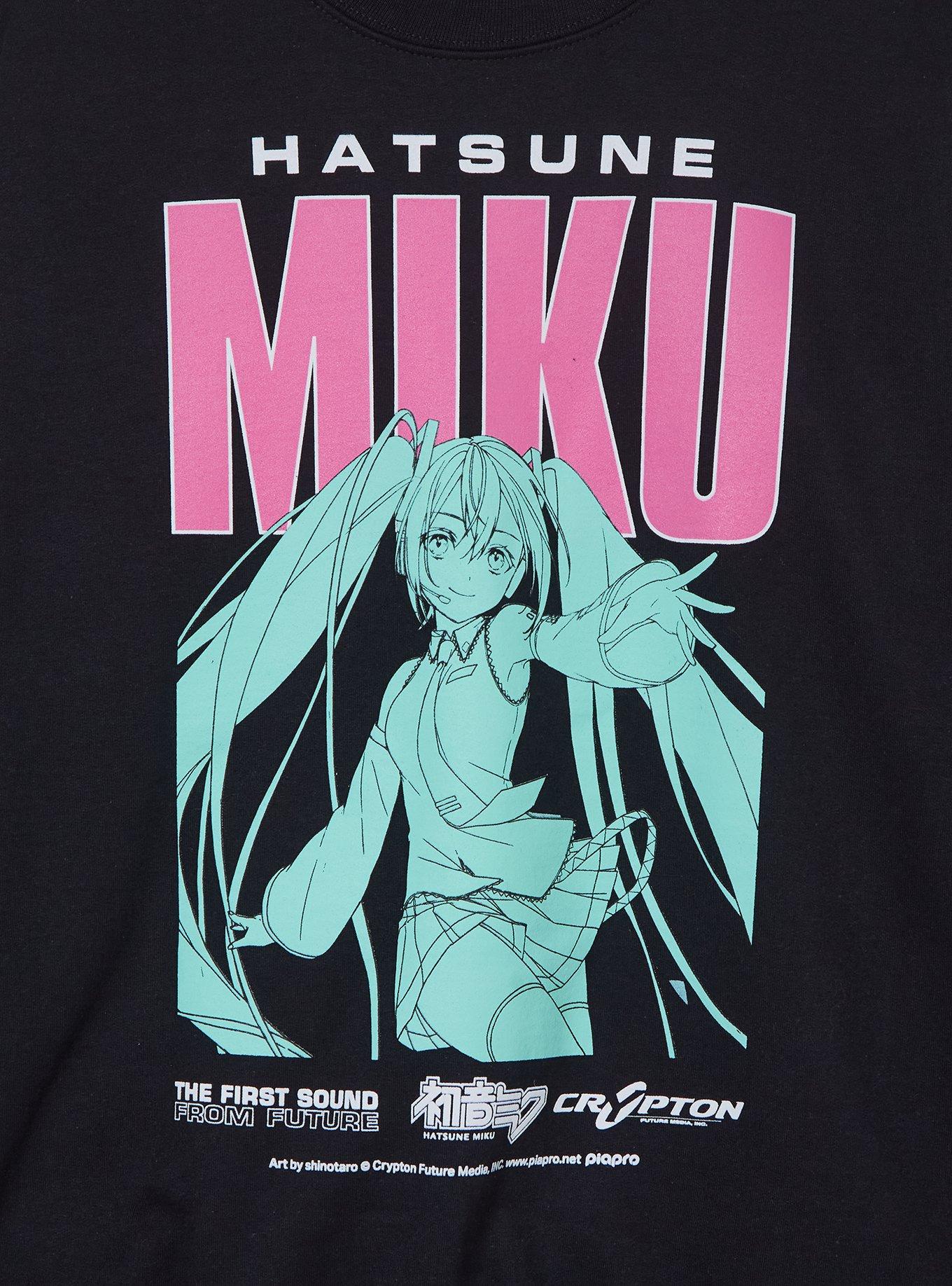 Hatsune Miku Graphic Crewneck &mdash; BoxLunch Exclusive, , hi-res