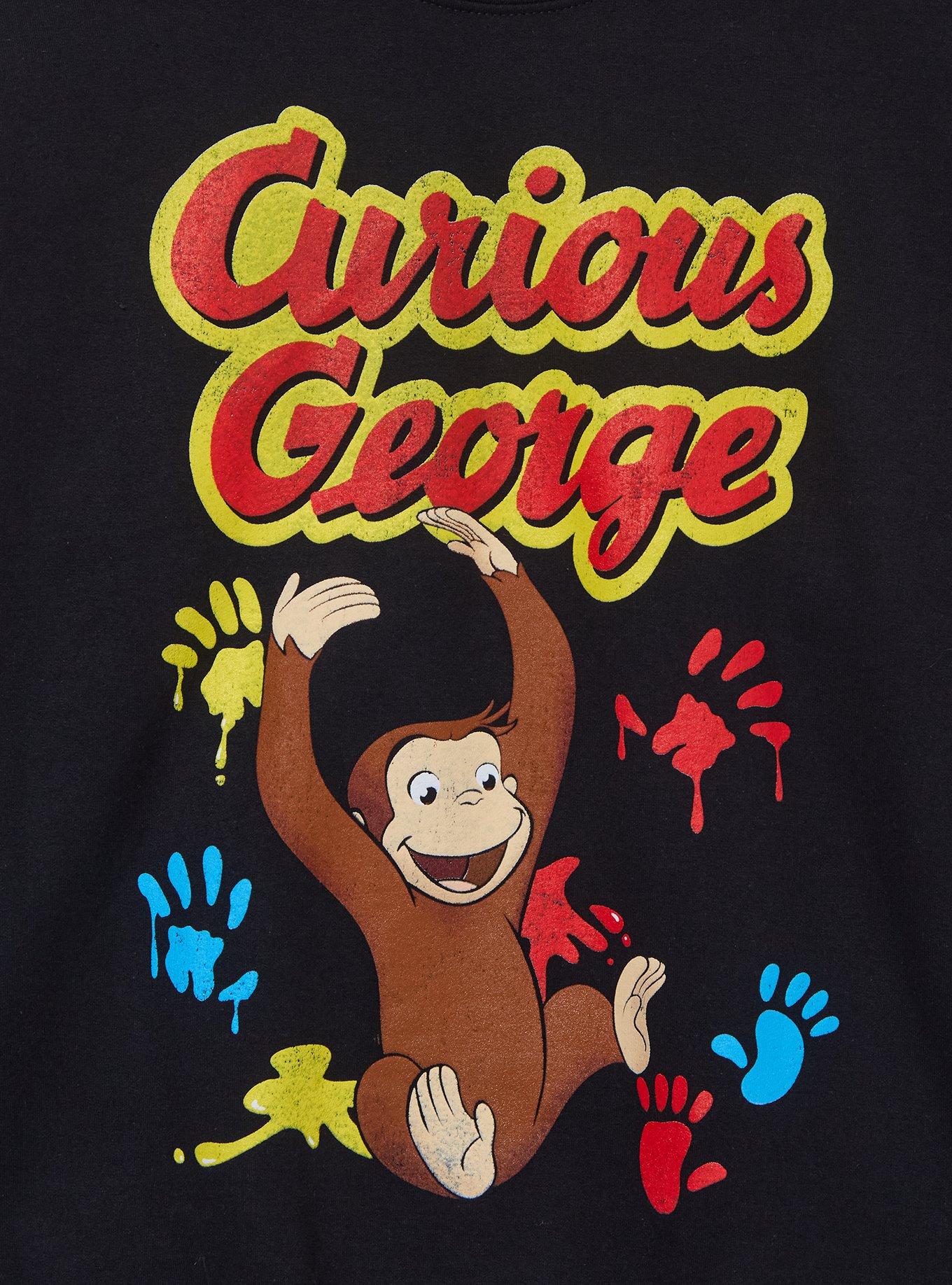 Curious George Paint Prints Crewneck &mdash; BoxLunch Exclusive, , hi-res