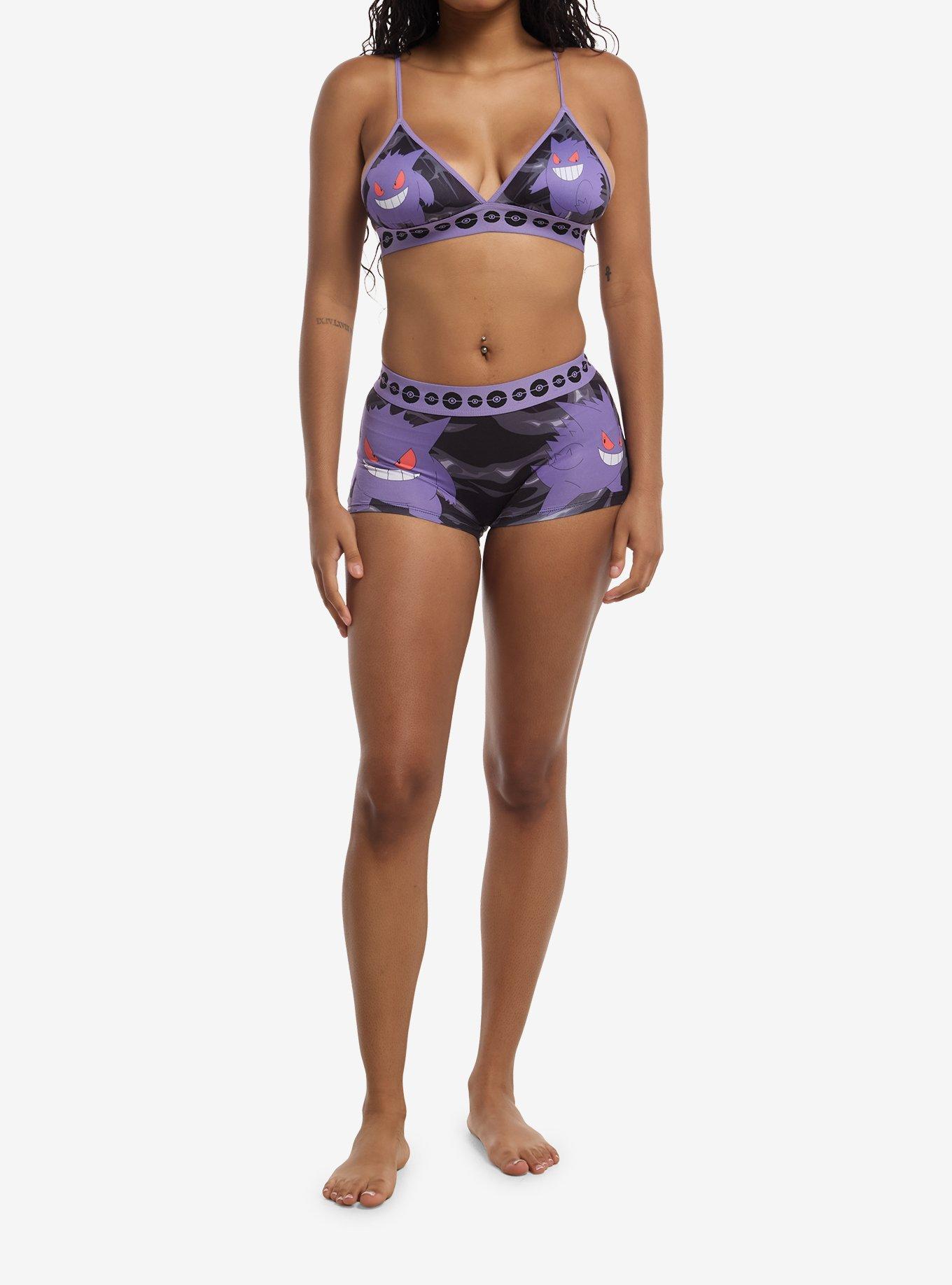 Pok&eacute;mon Gengar Bra & Boyshort Panty Set, , hi-res